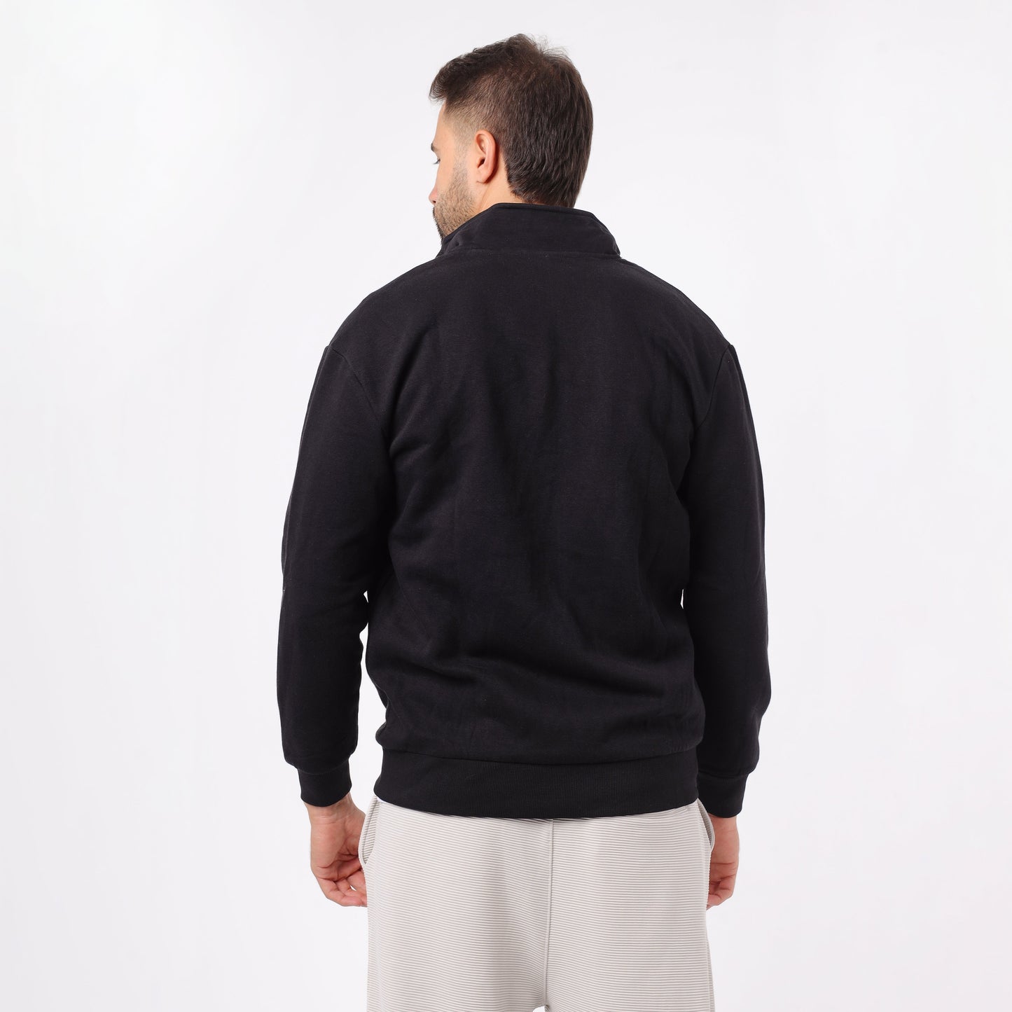 Men's Zip-up Cotton Sweatshirt