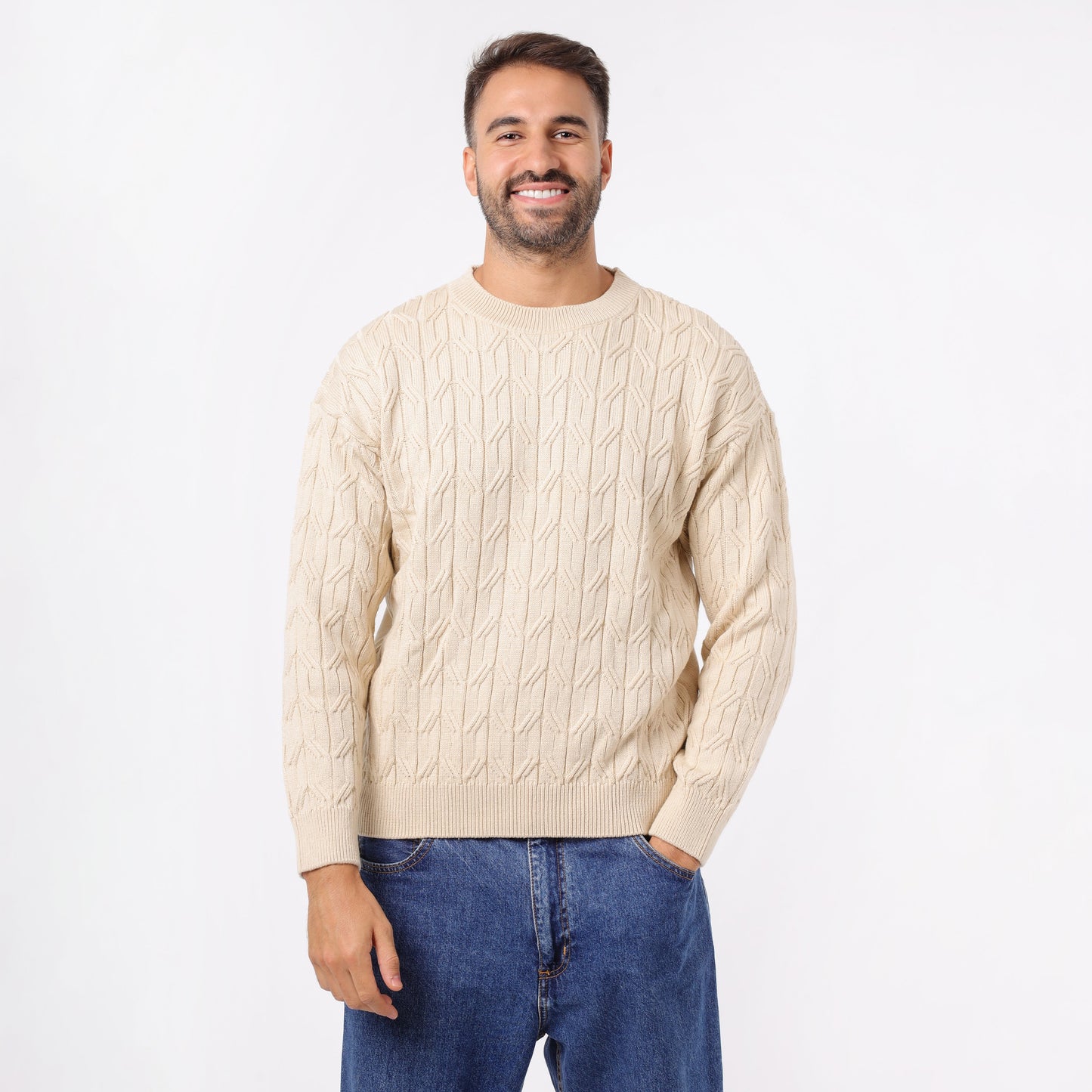 Men's Crew Neck Knit Sweater