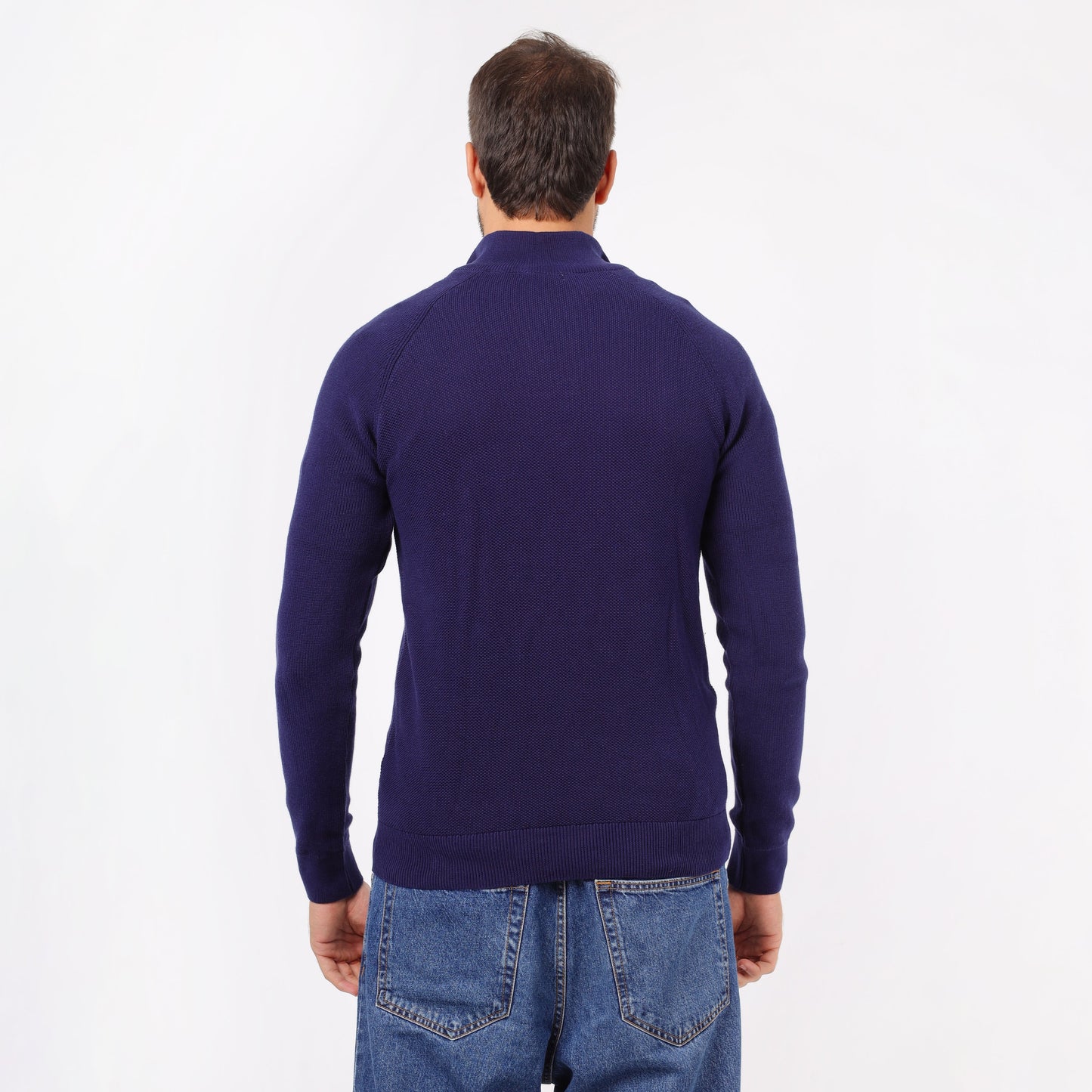 Mens Half-Zip Knit Sweater