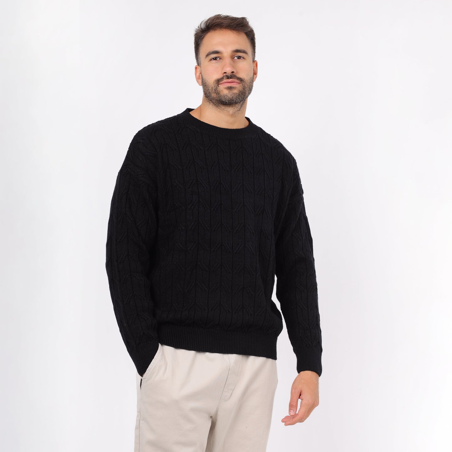 Men's Crew Neck Knit Sweater