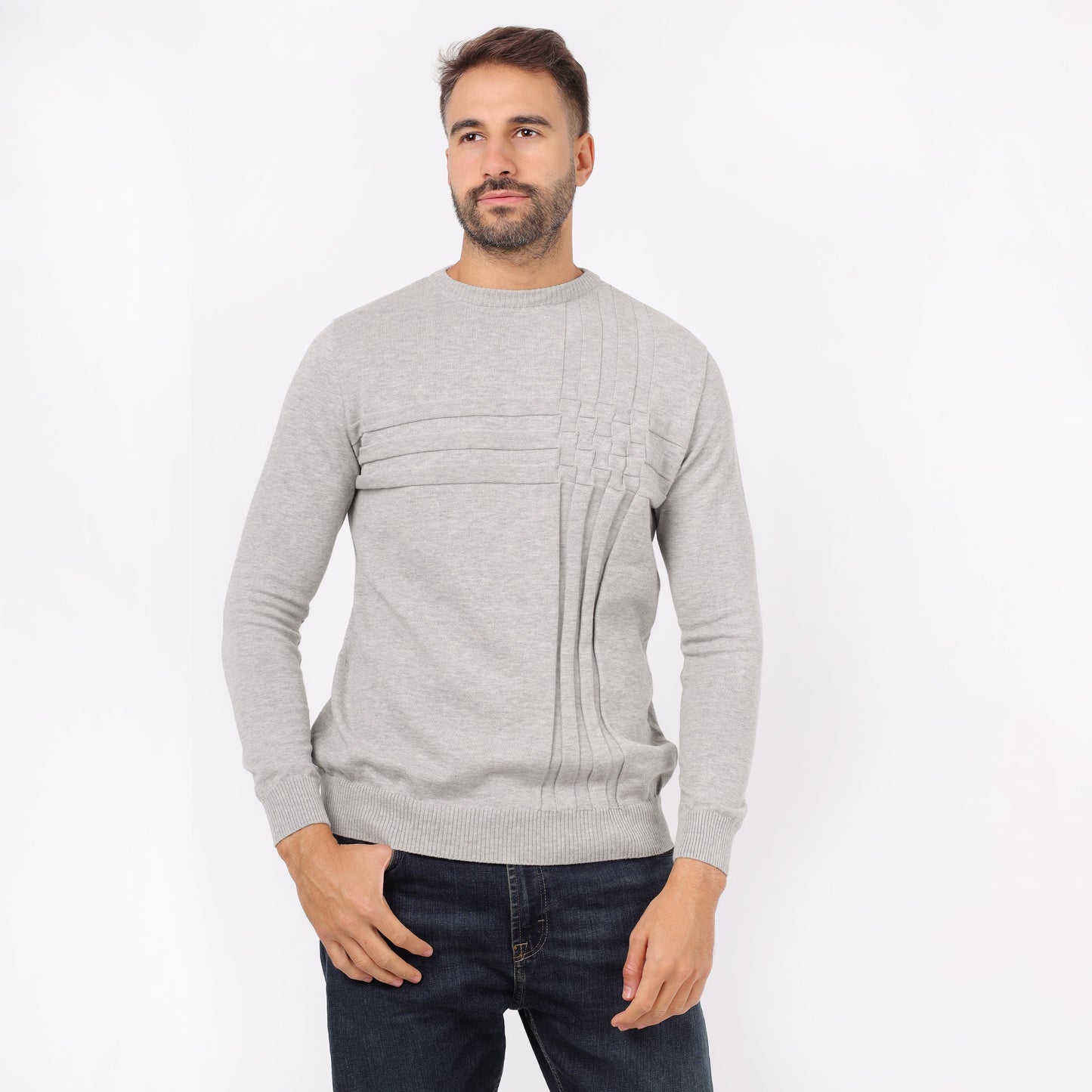 Men's Crew Neck Knit Sweater