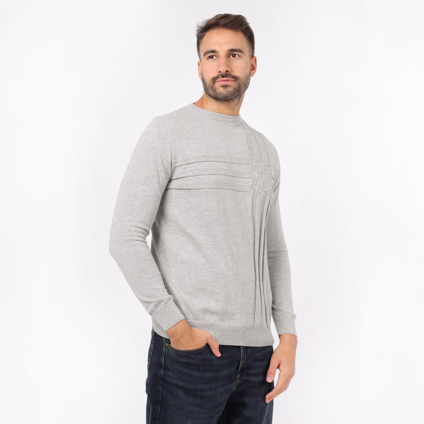 Men's Crew Neck Knit Sweater