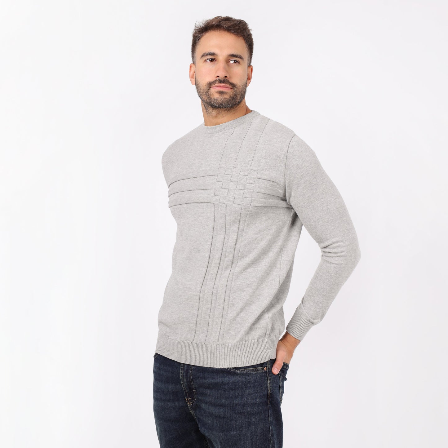 Men's Crew Neck Knit Sweater