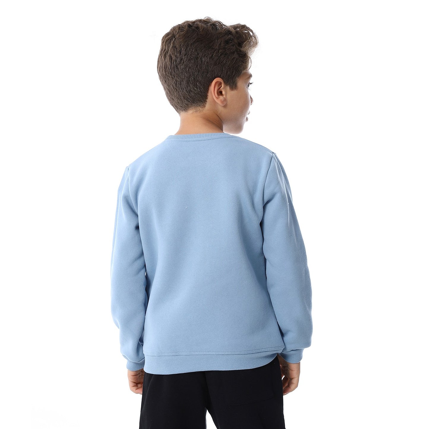 Boys Melton Printed Sweatshirt