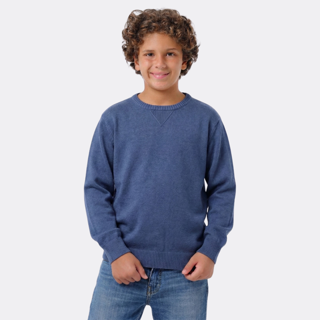 Boys Crew Neck Knit Sweater