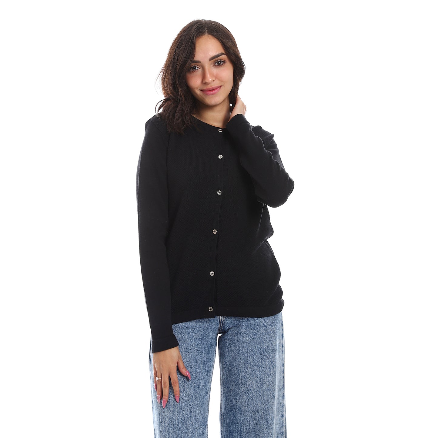 PULLOVER JACKET WITH BUTTONS