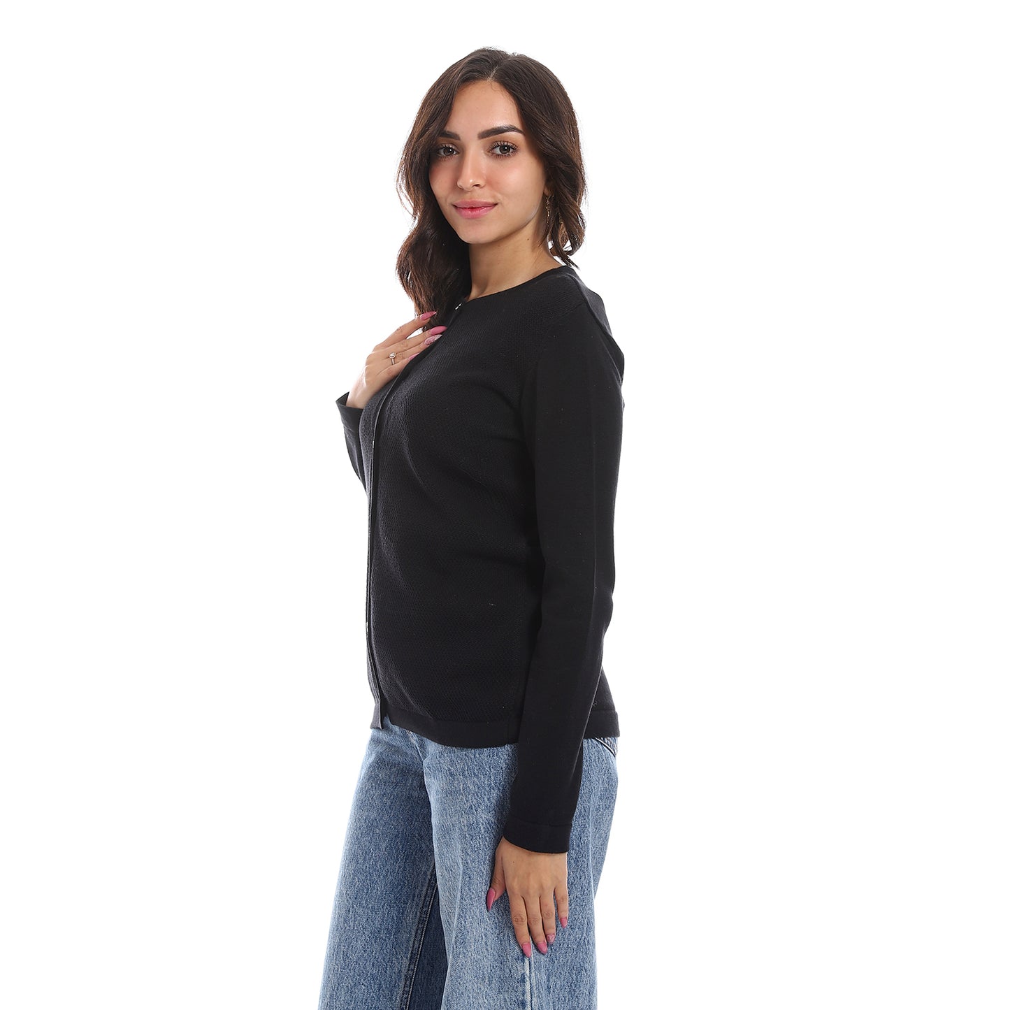 PULLOVER JACKET WITH BUTTONS