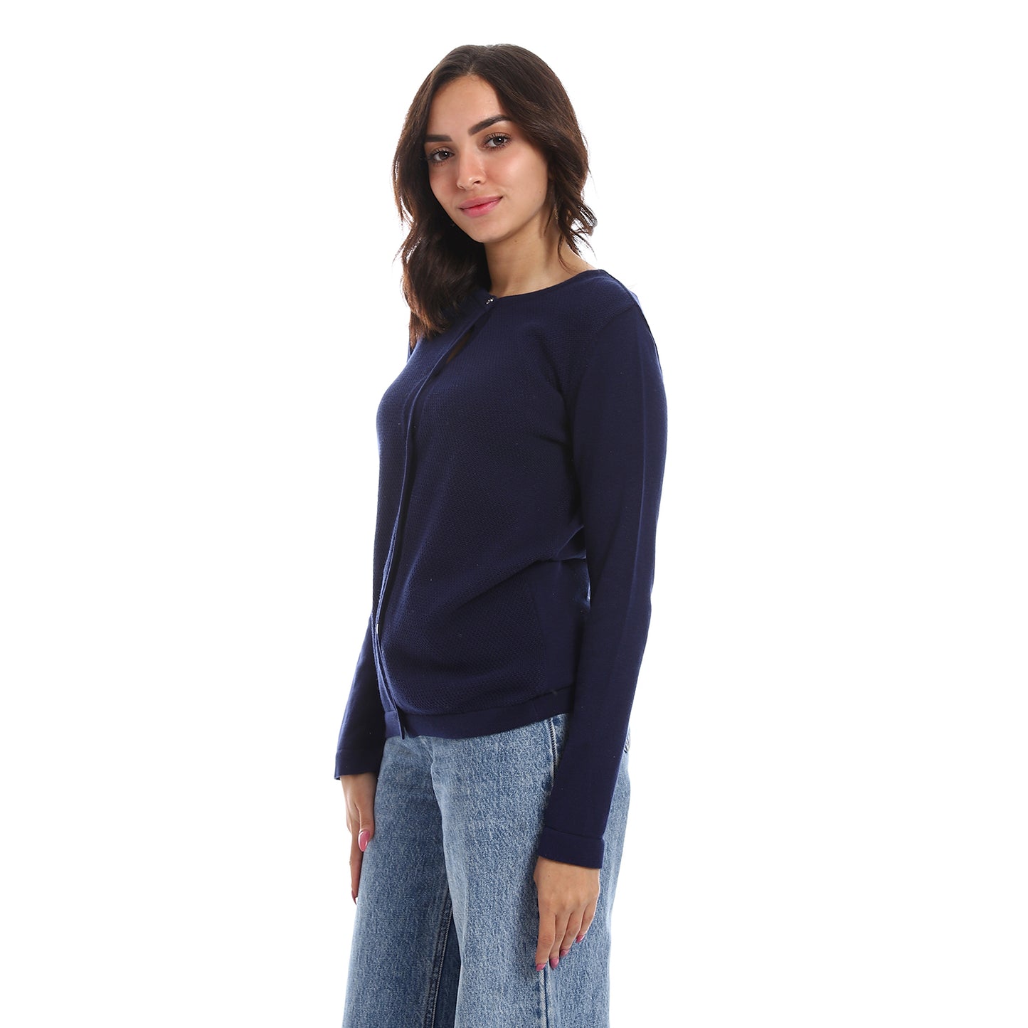 PULLOVER JACKET WITH BUTTONS