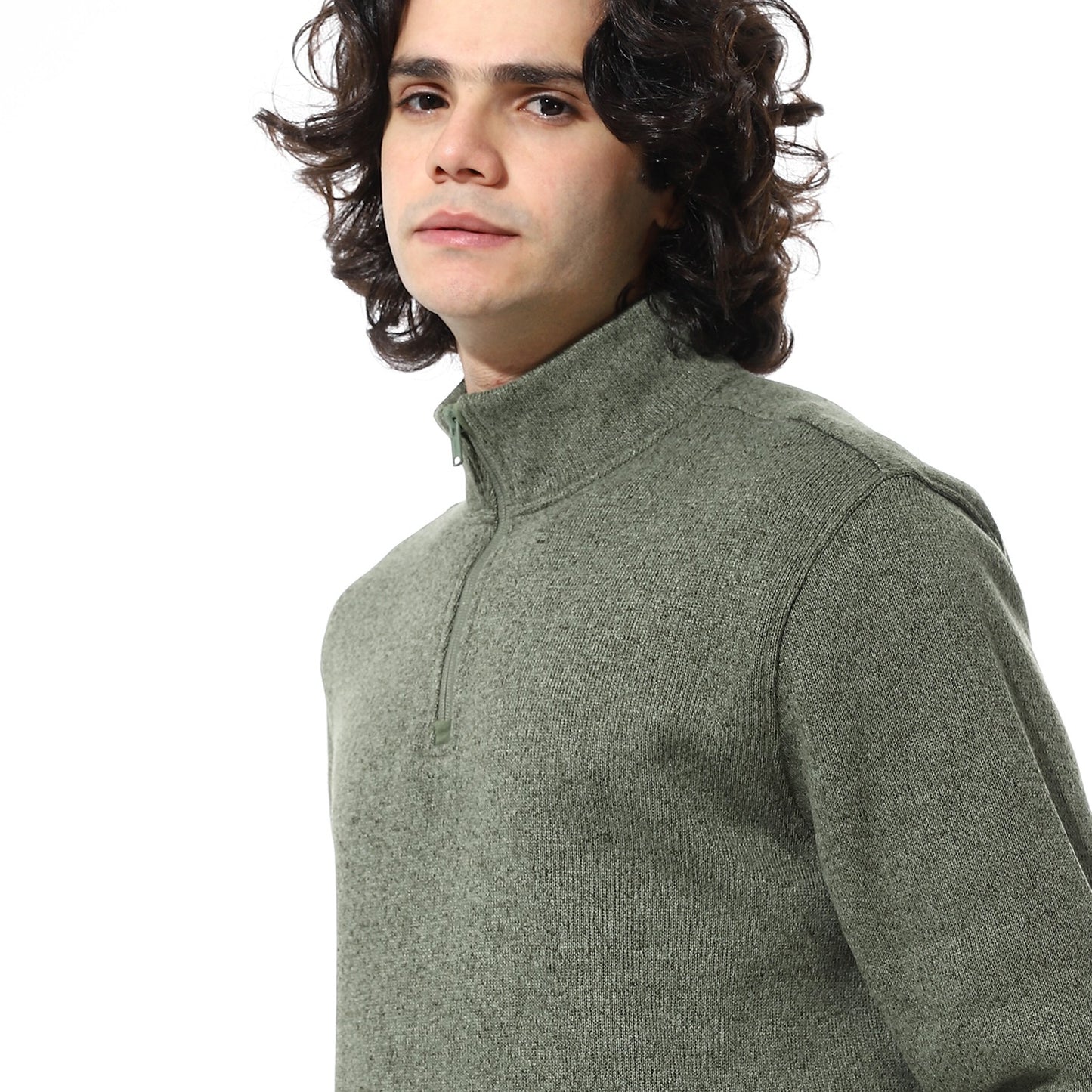 Men's Melton Turtle Neck Sweatshirt