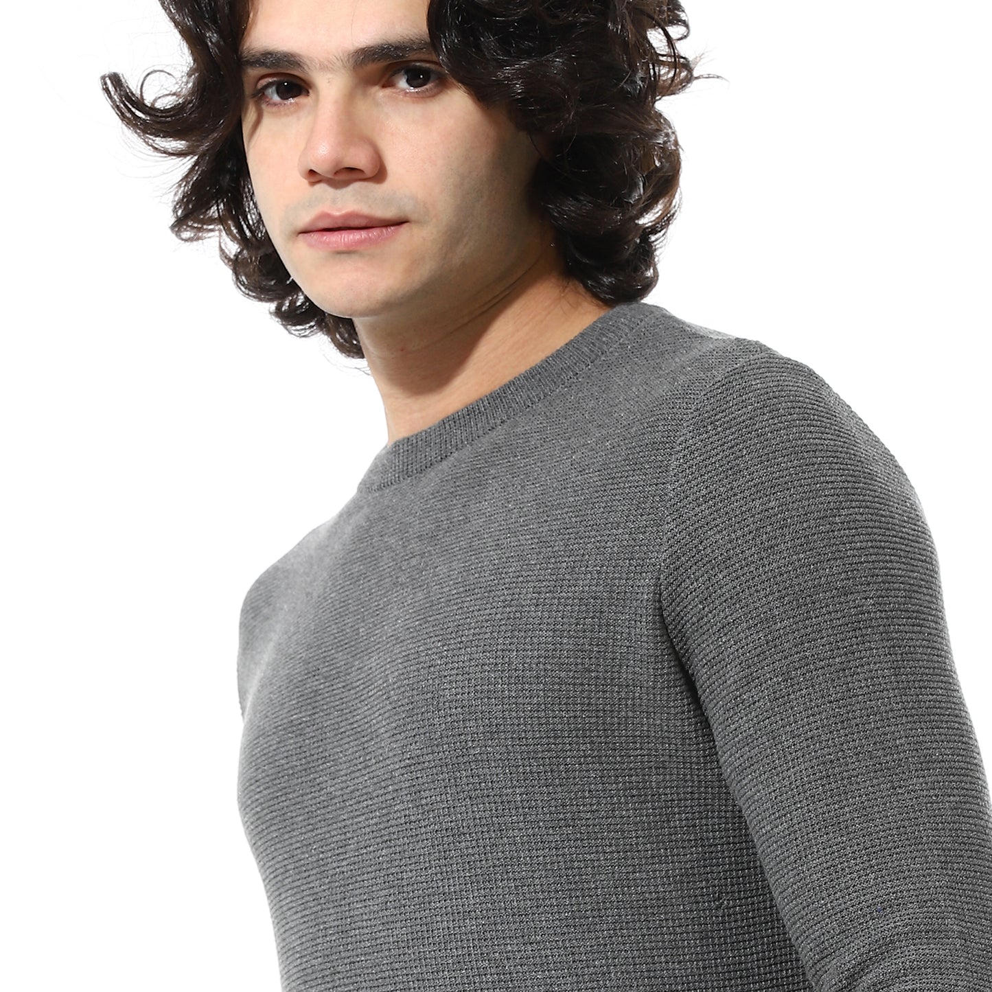 Men's Crewneck Plain Sweater