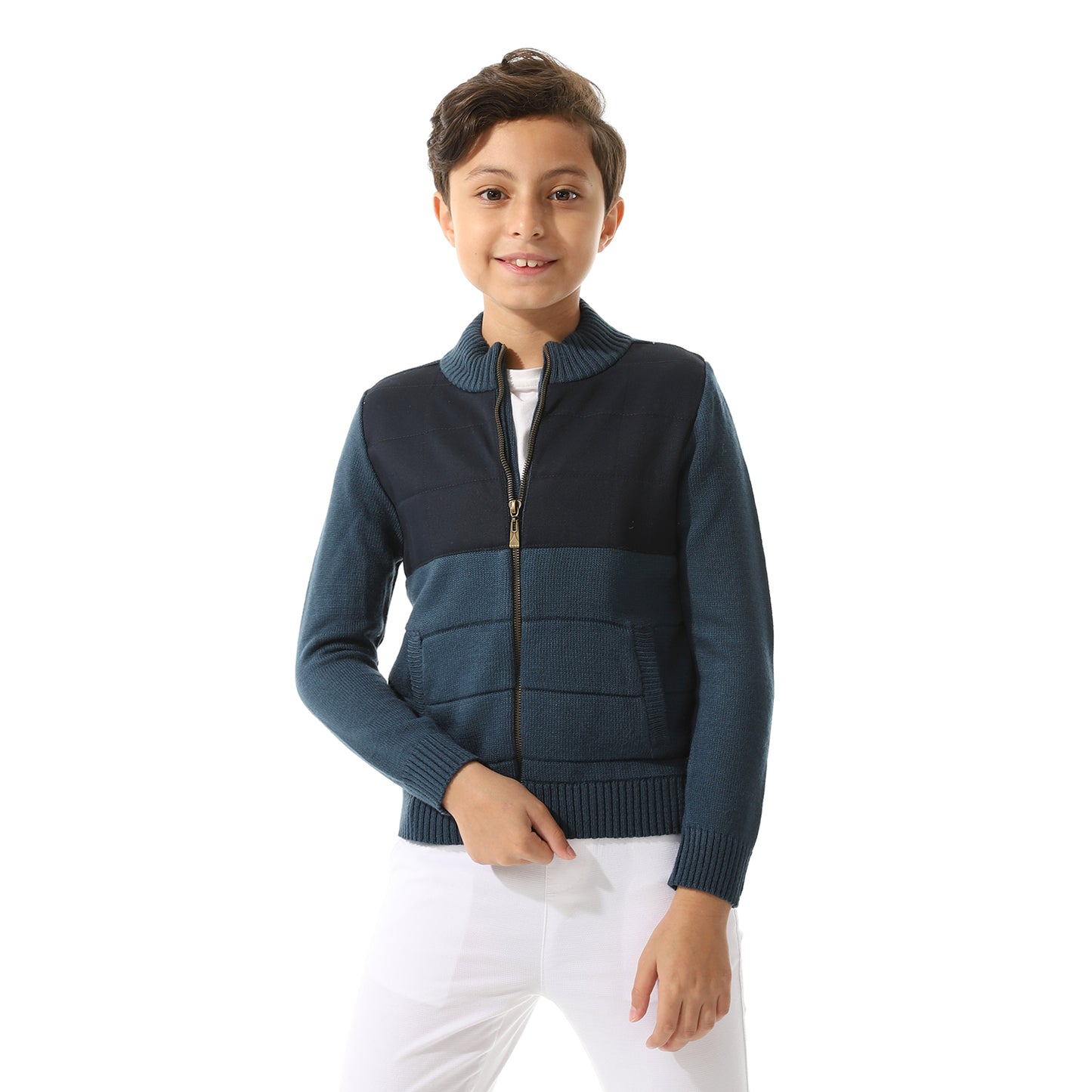 Boys Zipper-Knit Jacket