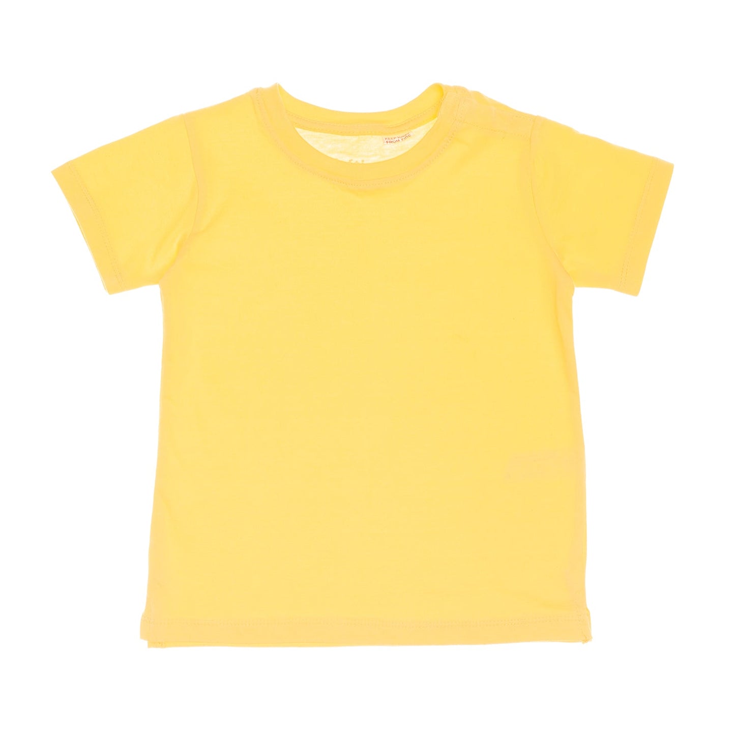 Boys cotton round neck plain T-Shirt