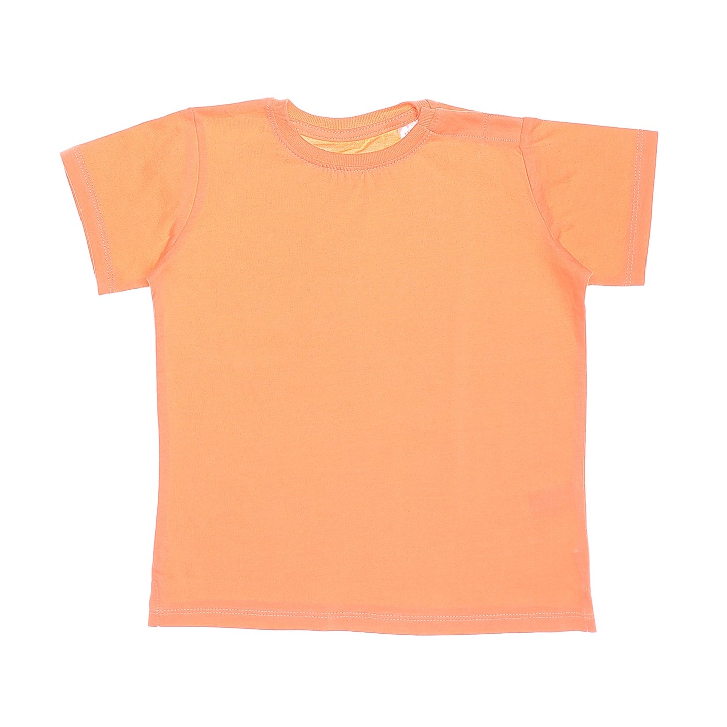 Boys cotton round neck plain T-Shirt