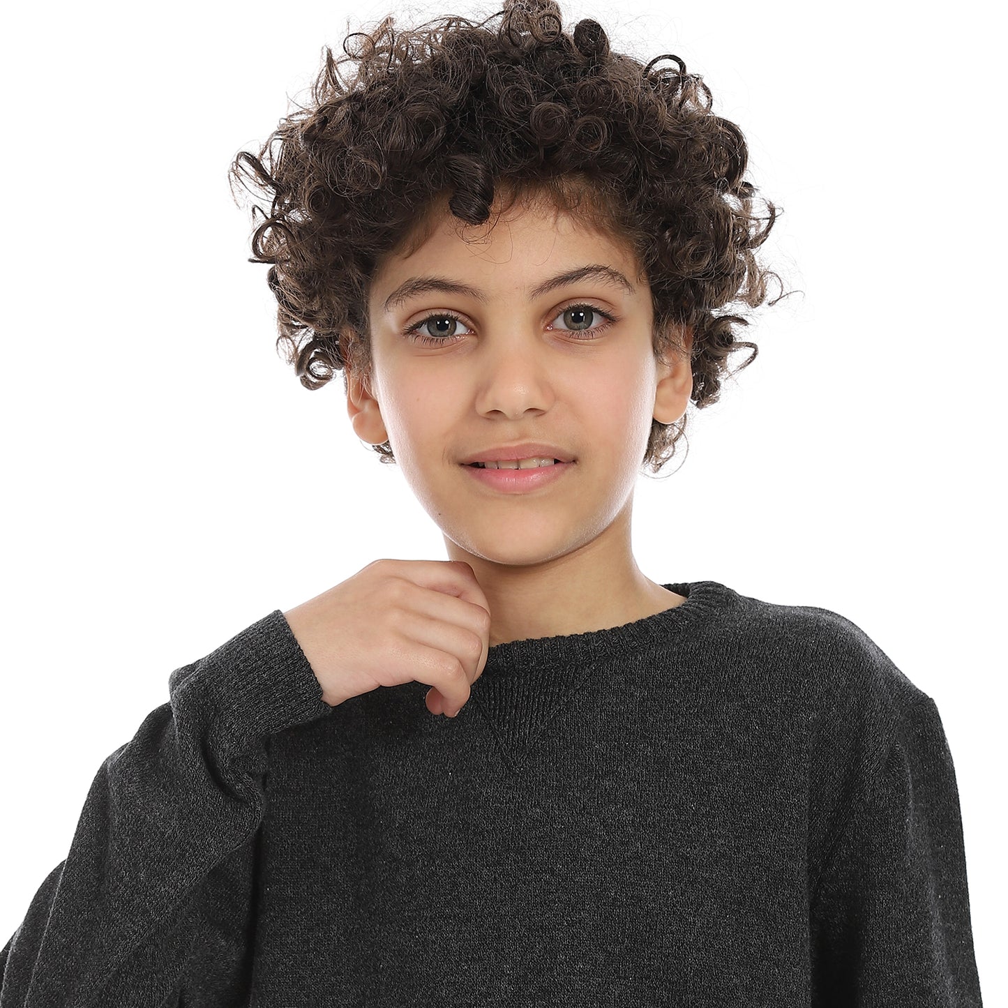 Boys Crew Neck Knit Sweater