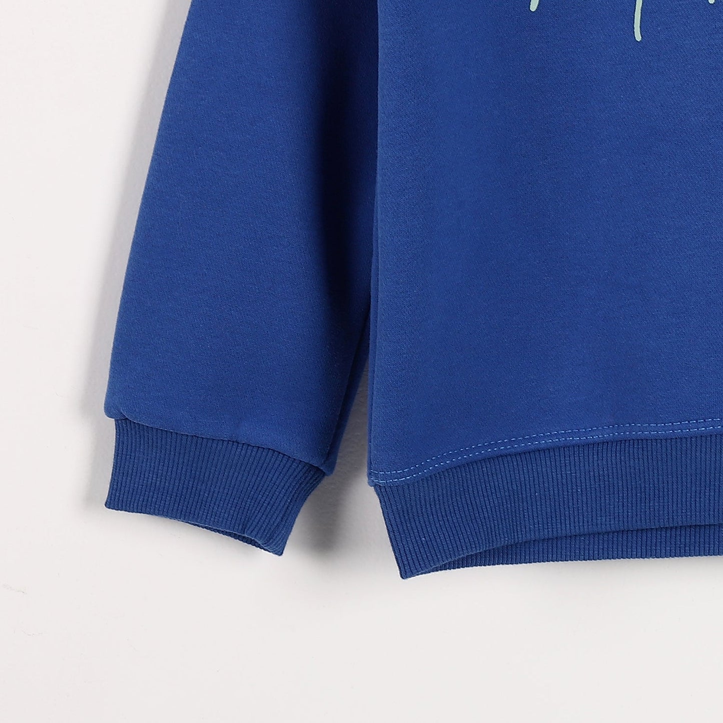 Girls Cotton Printed Sweatshirt