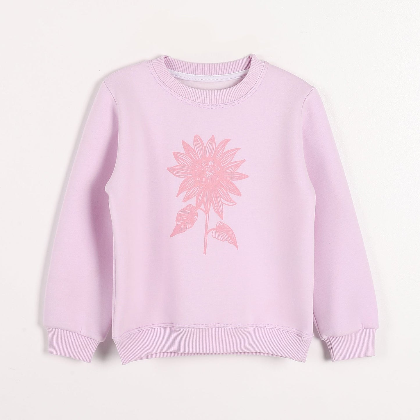 Girls Cotton Printed Sweatshirt