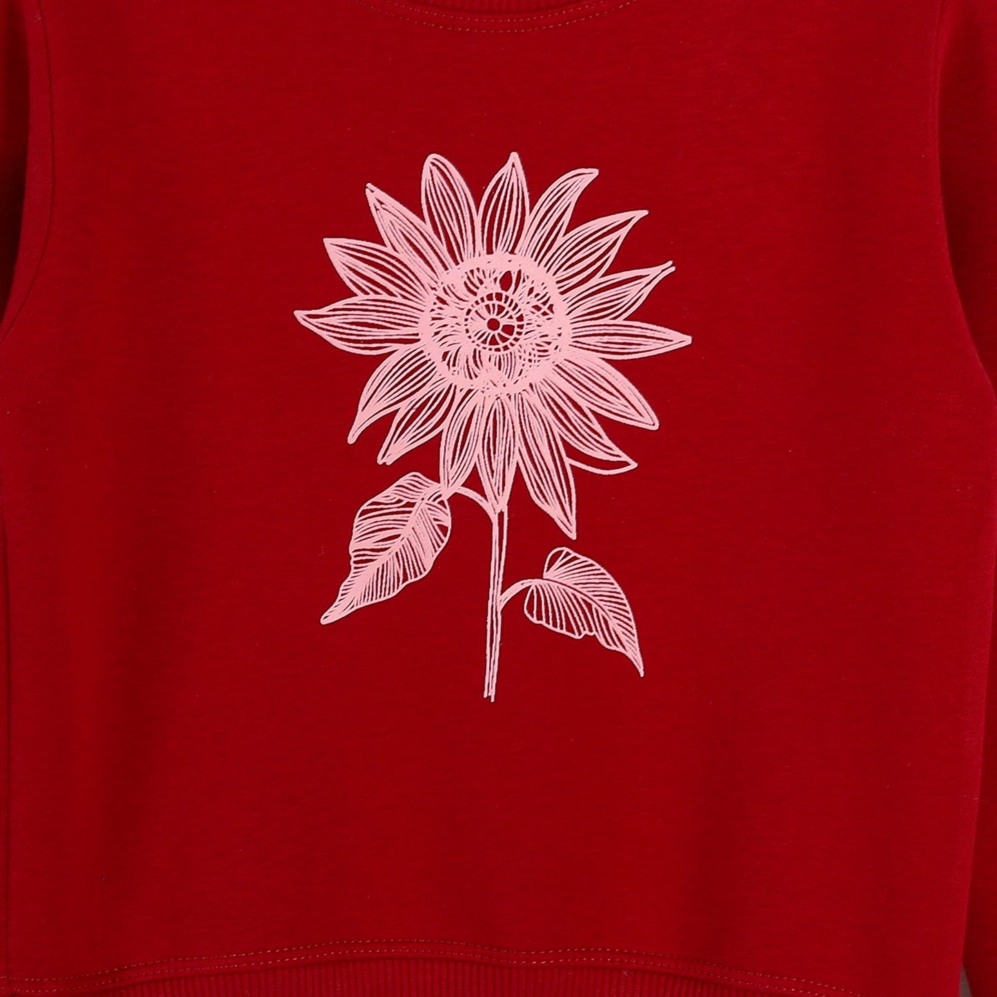 Girls Cotton Printed Sweatshirt