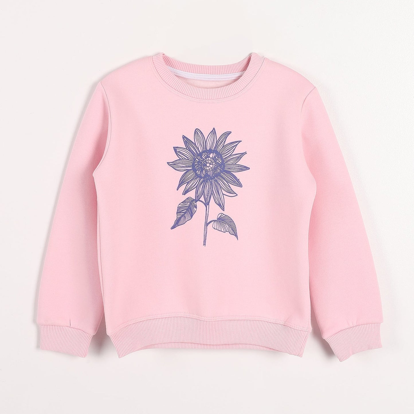 سويت شيرت مطبوع من القطن للفتيات