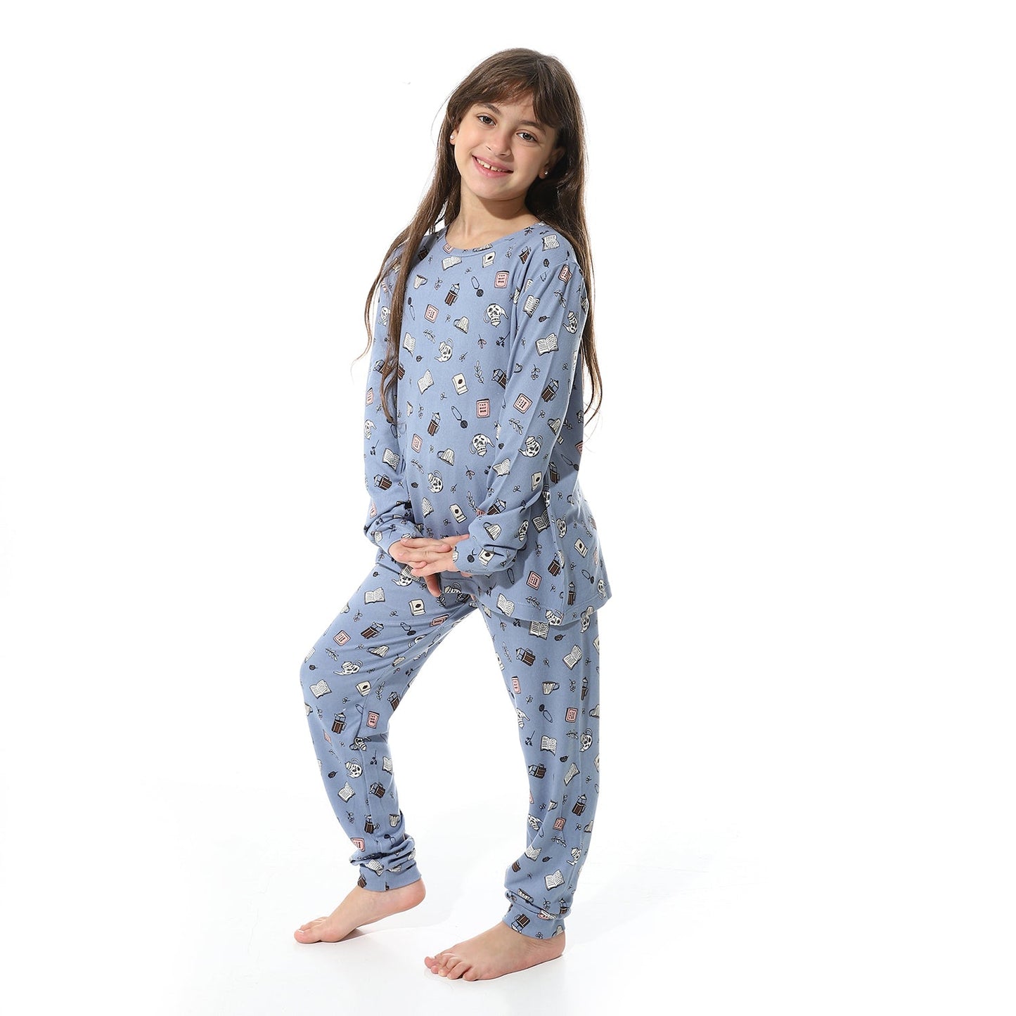 Girls Cotton Printed Pajama