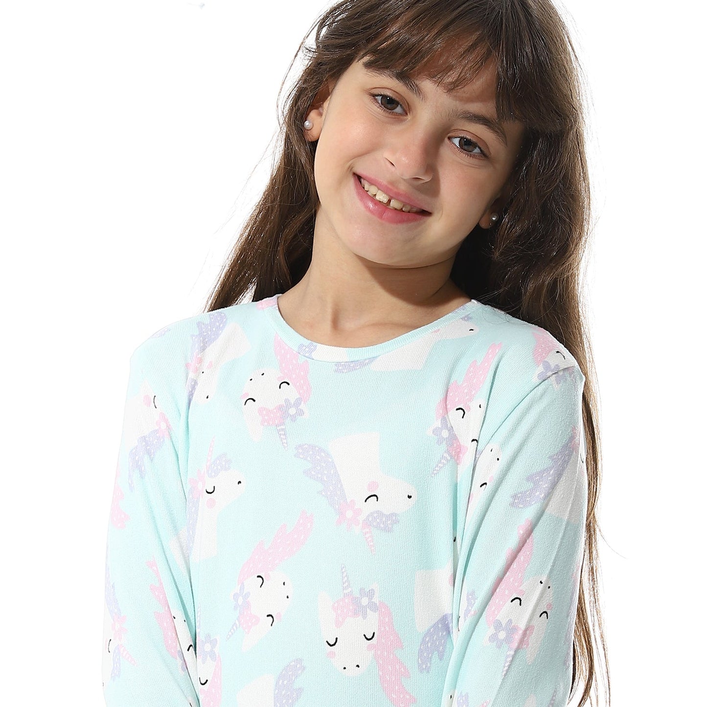 Girls Cotton Printed Pajama