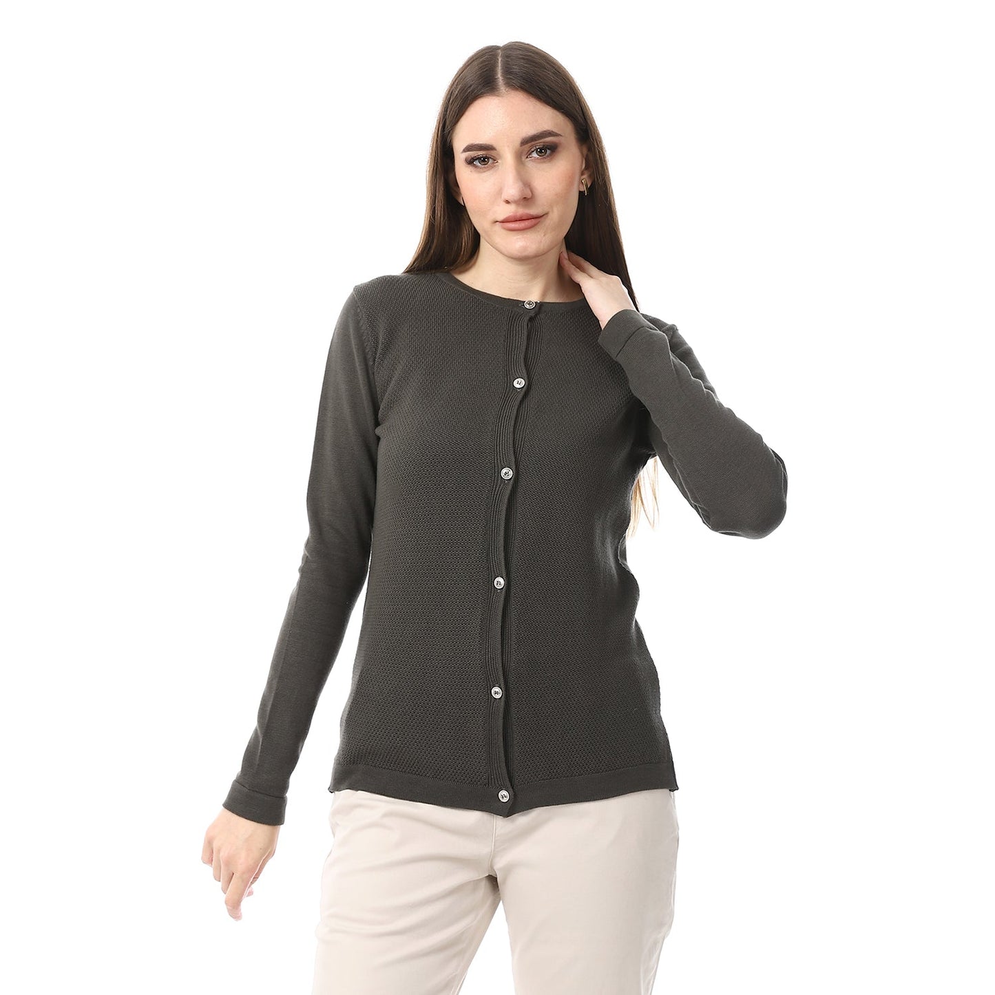 Women's Button-Front Cardigan