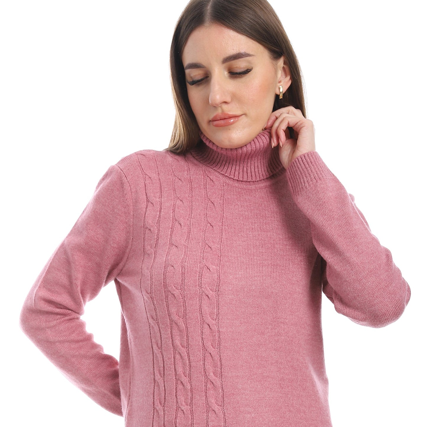 Women's Wool Cable Knit Pullover