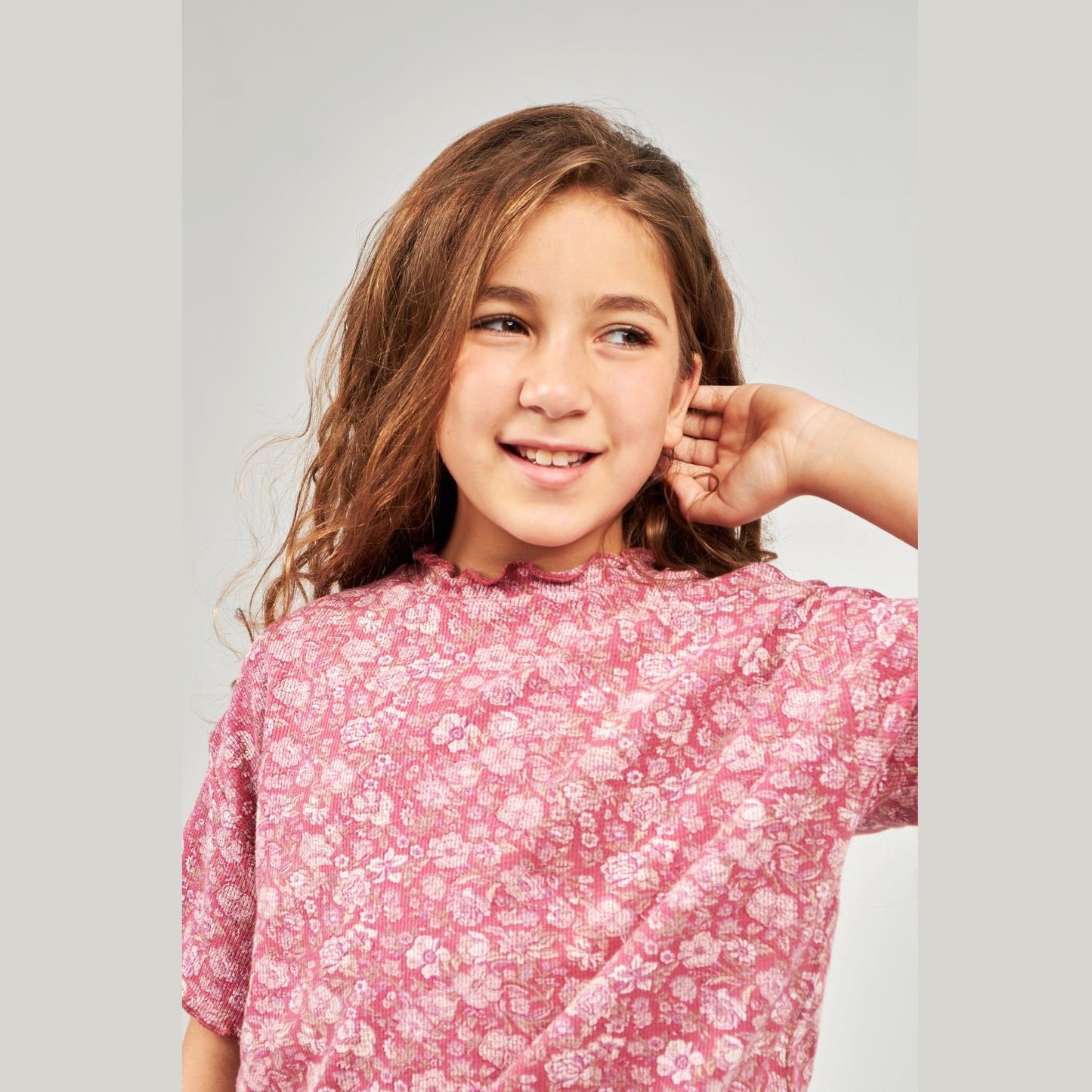 Girls Cotton Printed T-Shirt