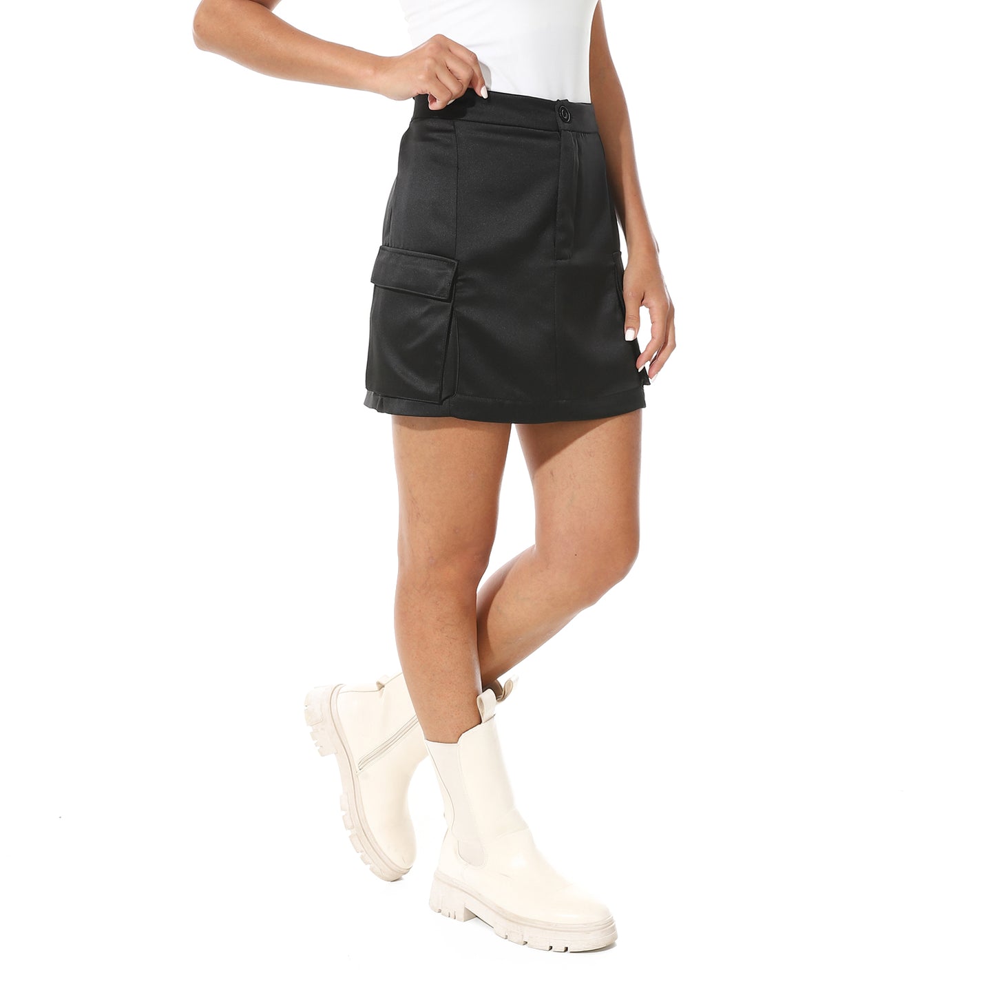 Women's Satin Skirt