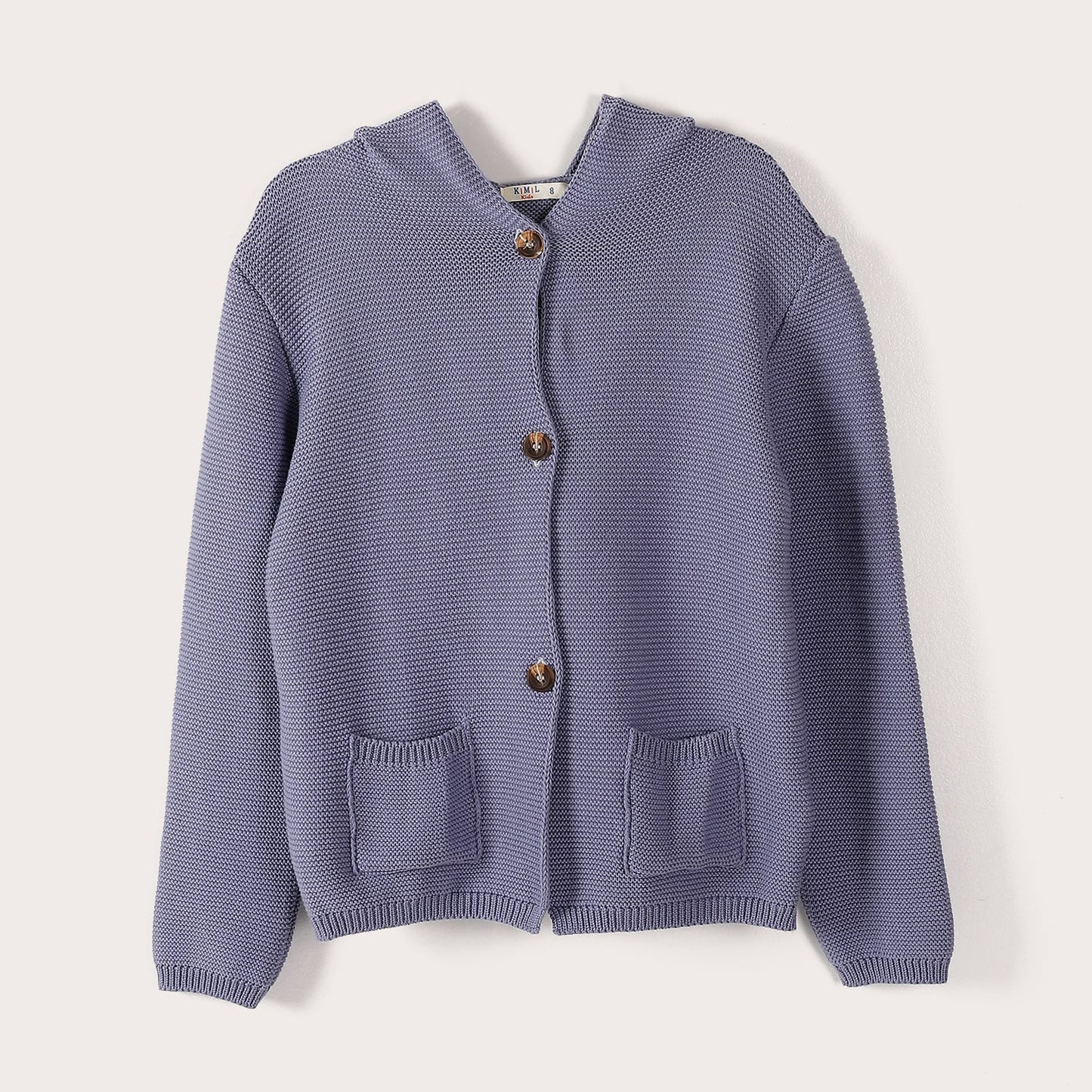 Girls Button-Up Knit Cardigan
