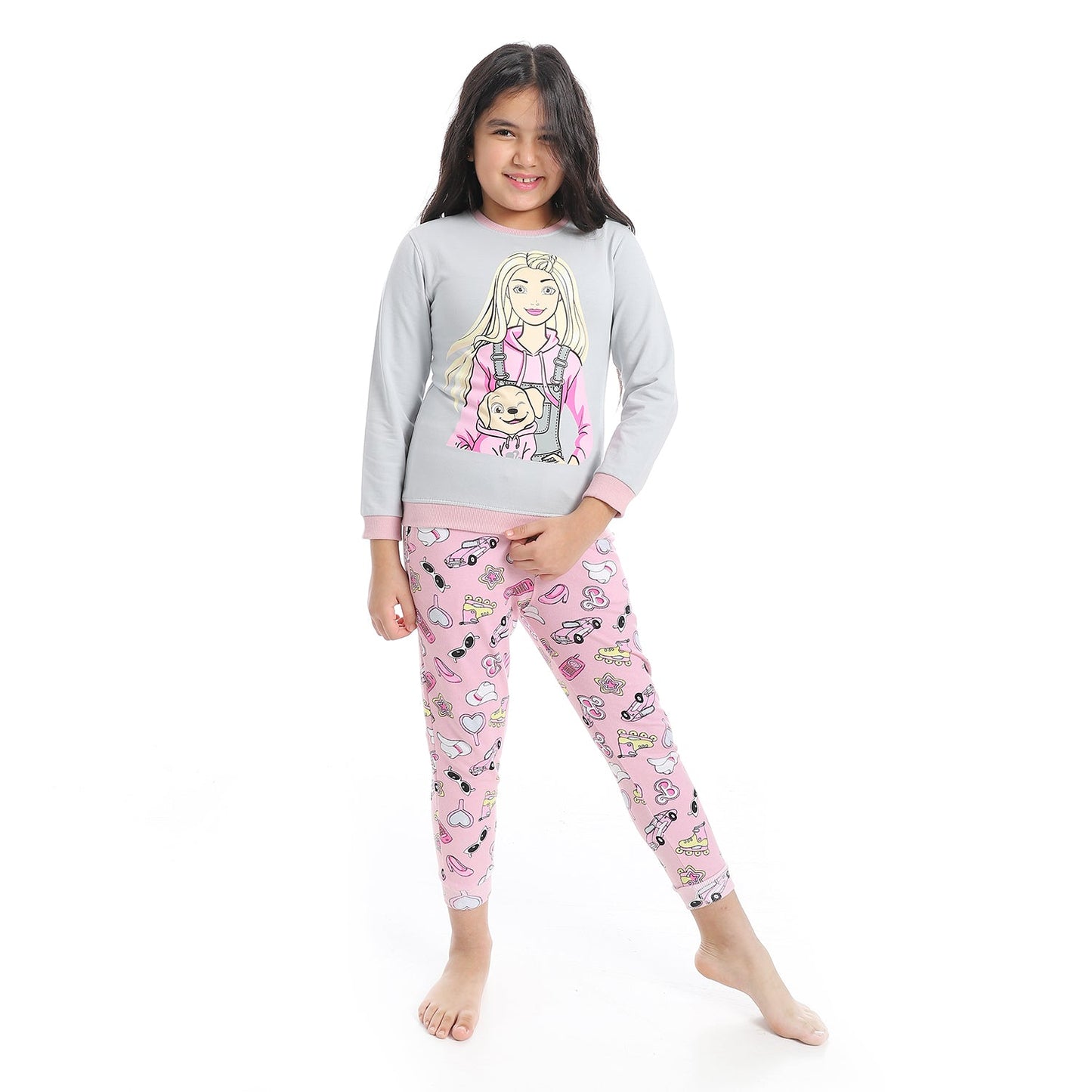 Girls Cotton Printed Pajama