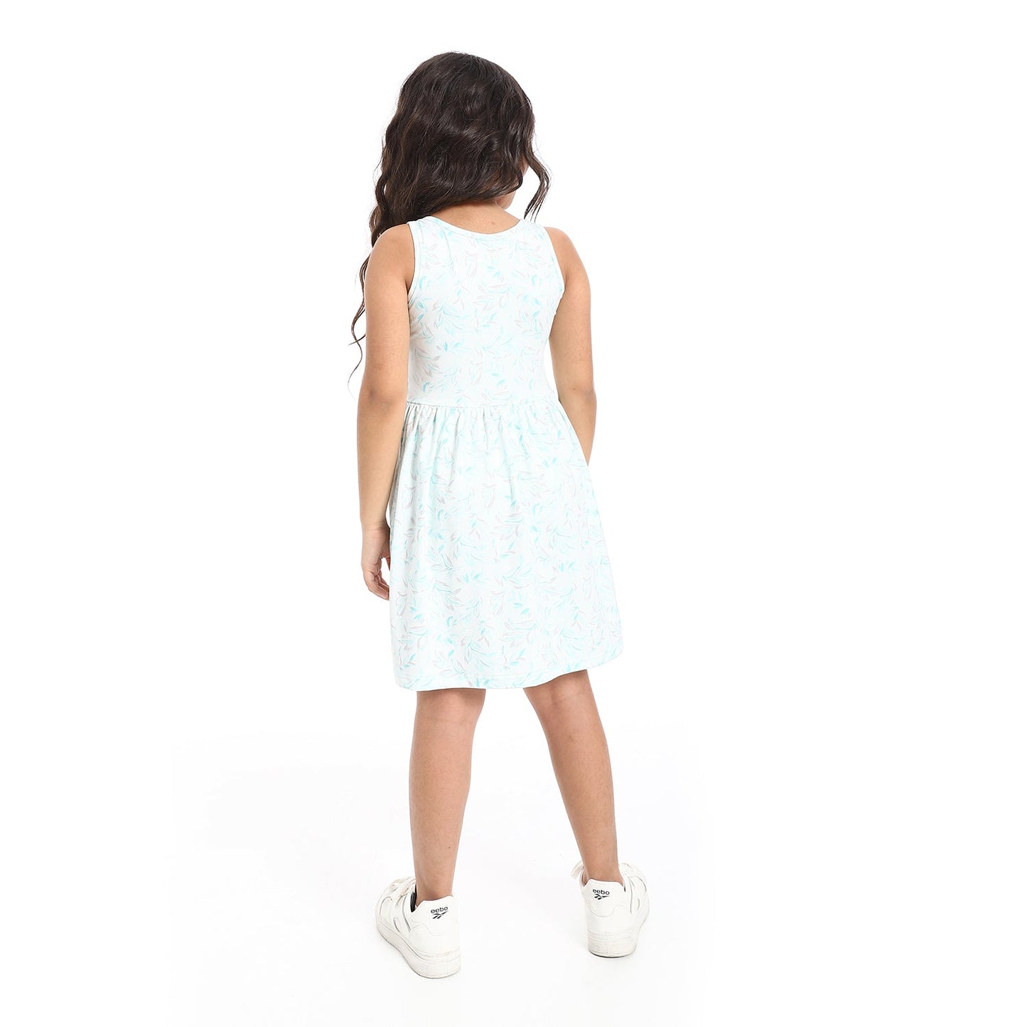Girls Cotton Printed Dress