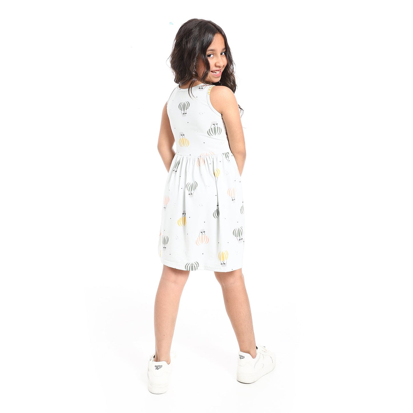Girls Cotton Printed Dress