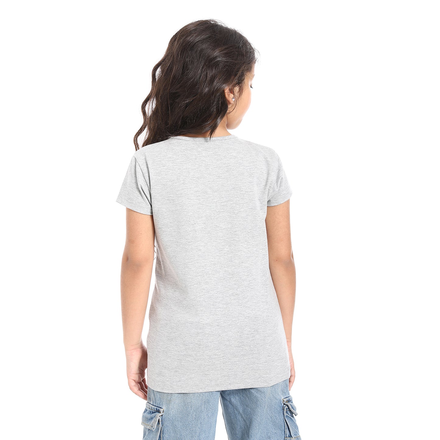 Girls Cotton Printed T-Shirt