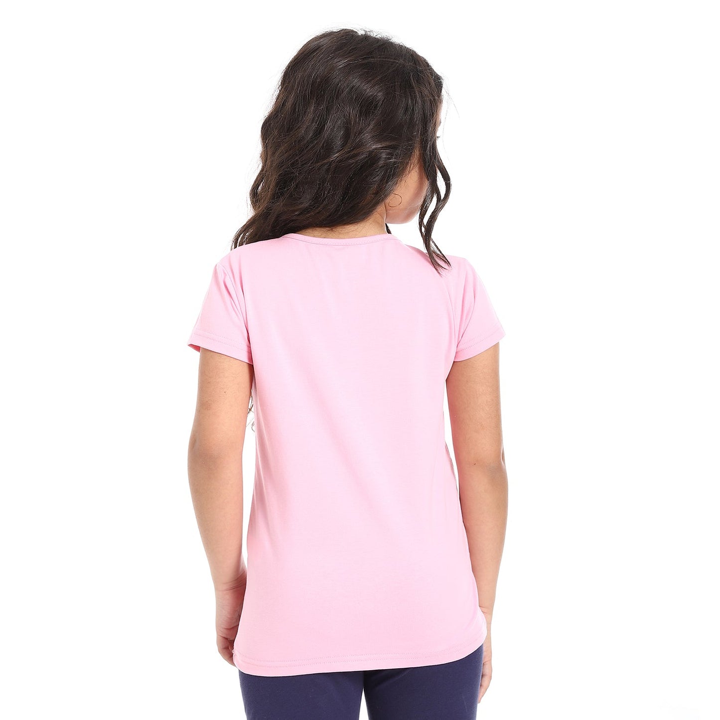Girls Cotton Printed T-Shirt