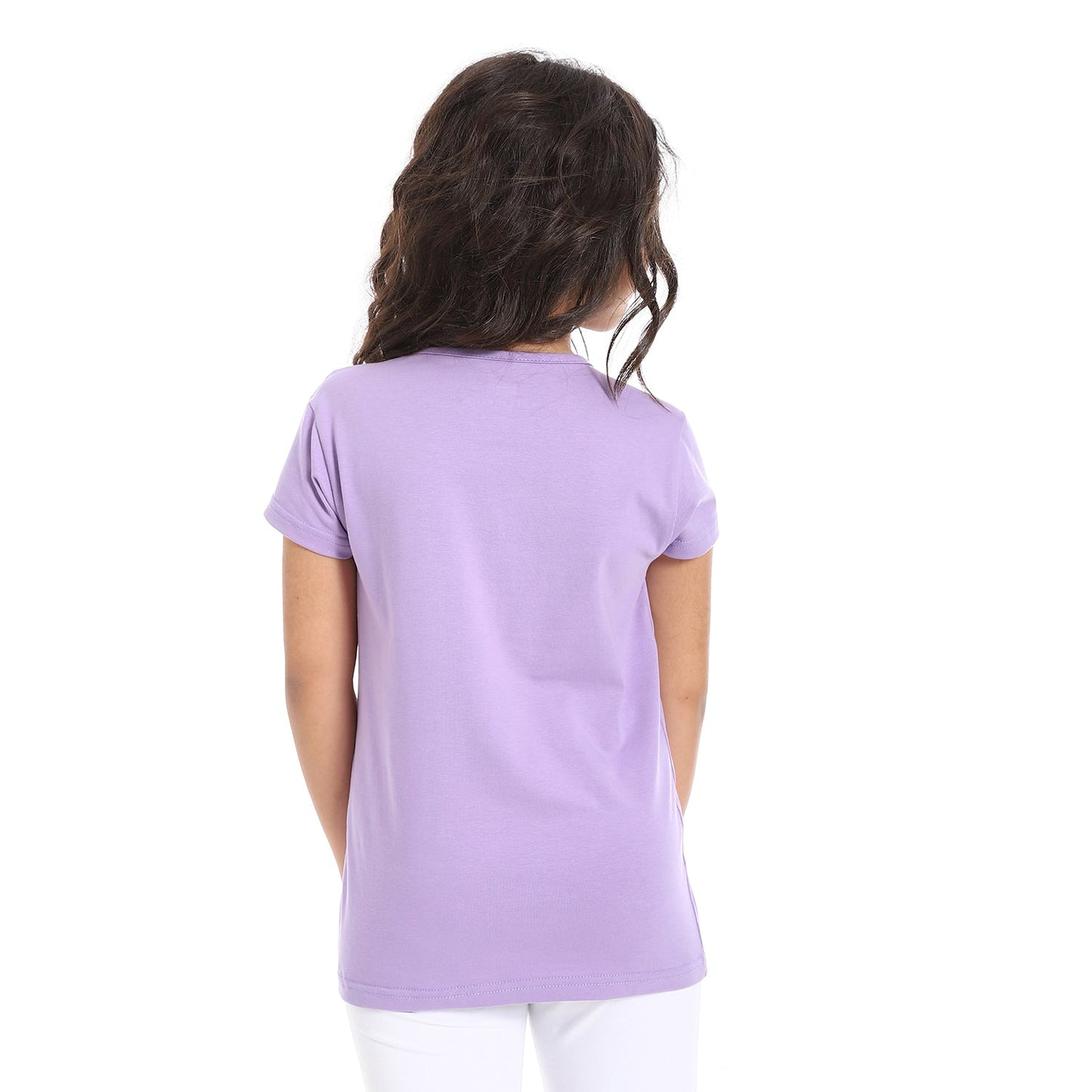 Girls Cotton Printed T-Shirt