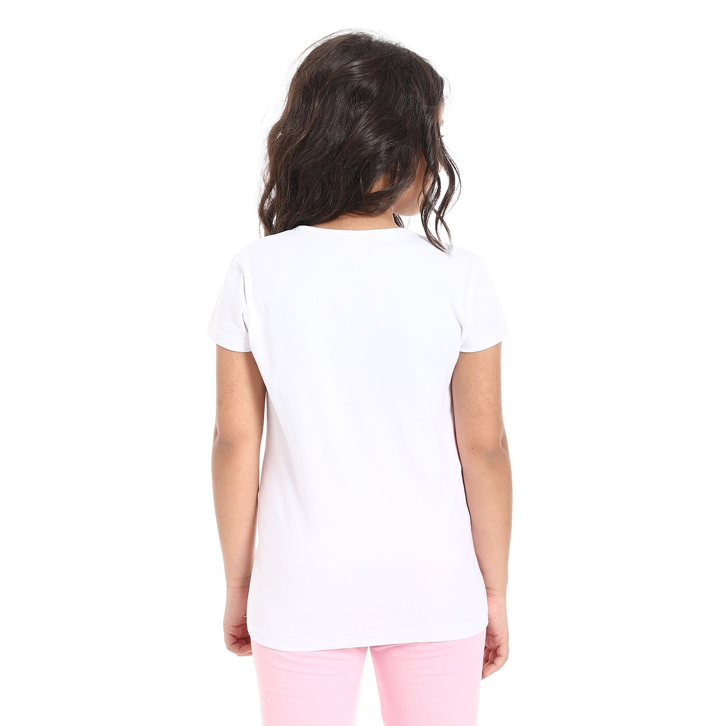 Girls Cotton Printed T-Shirt