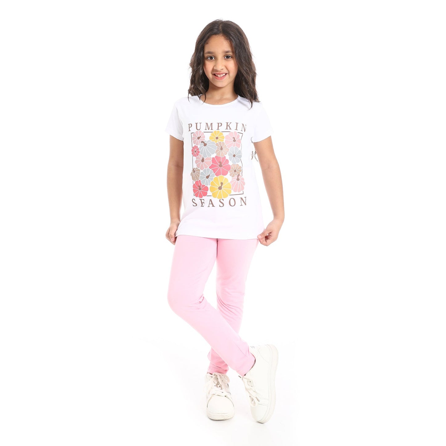 Girls Cotton Printed T-Shirt