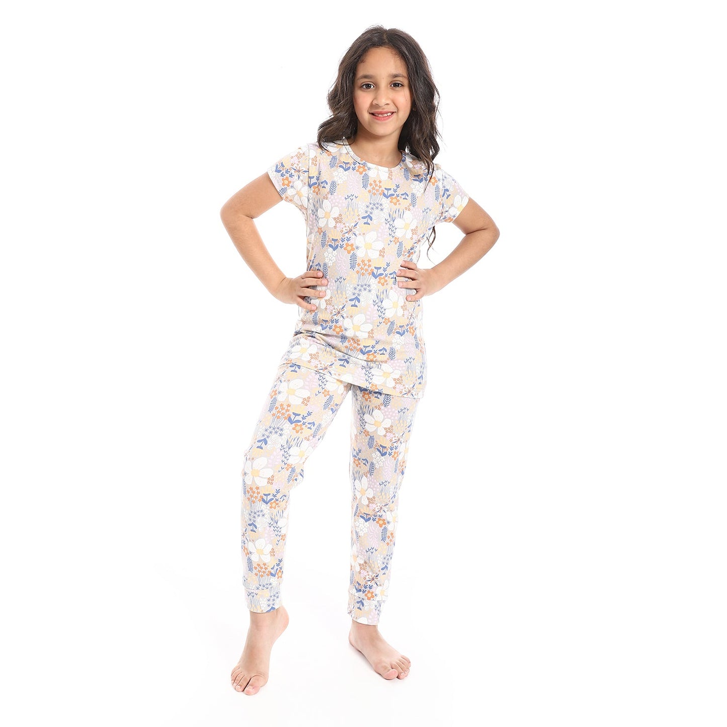 Girls Cotton Printed Pajama