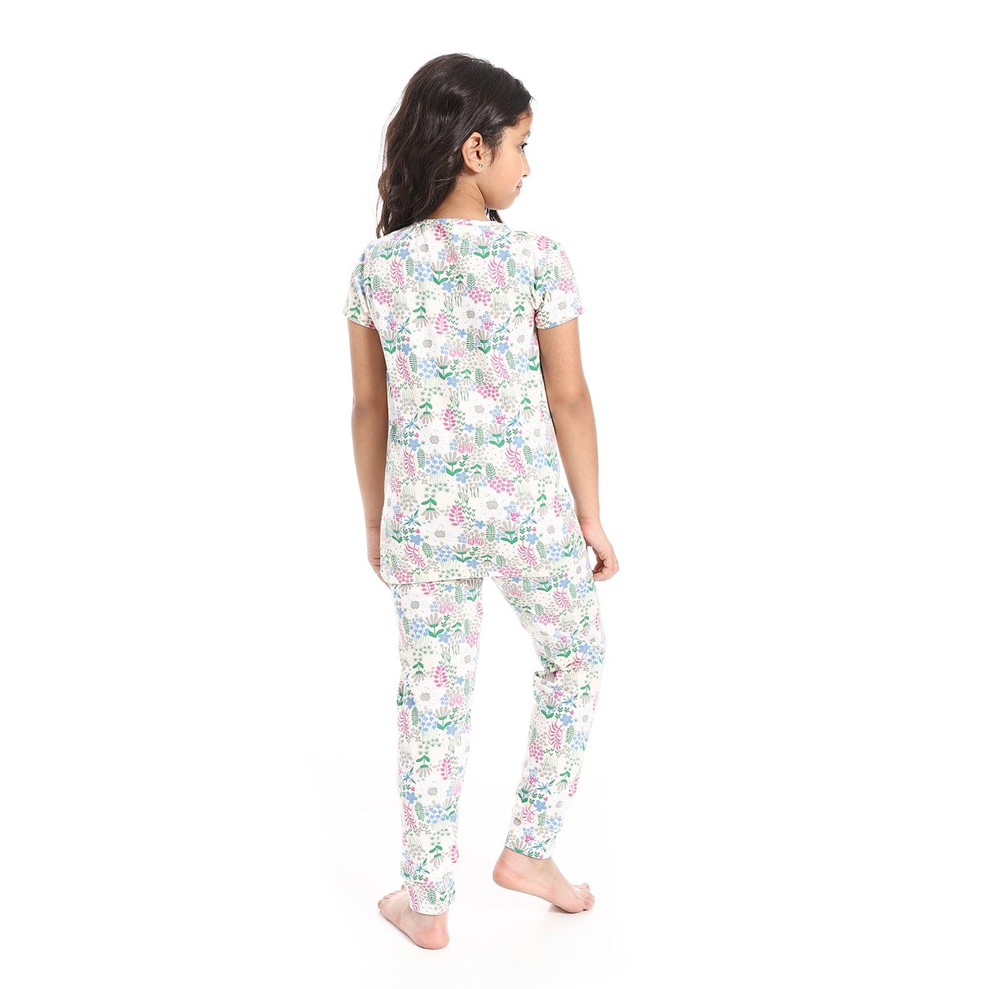 Girls Cotton Printed Pajama