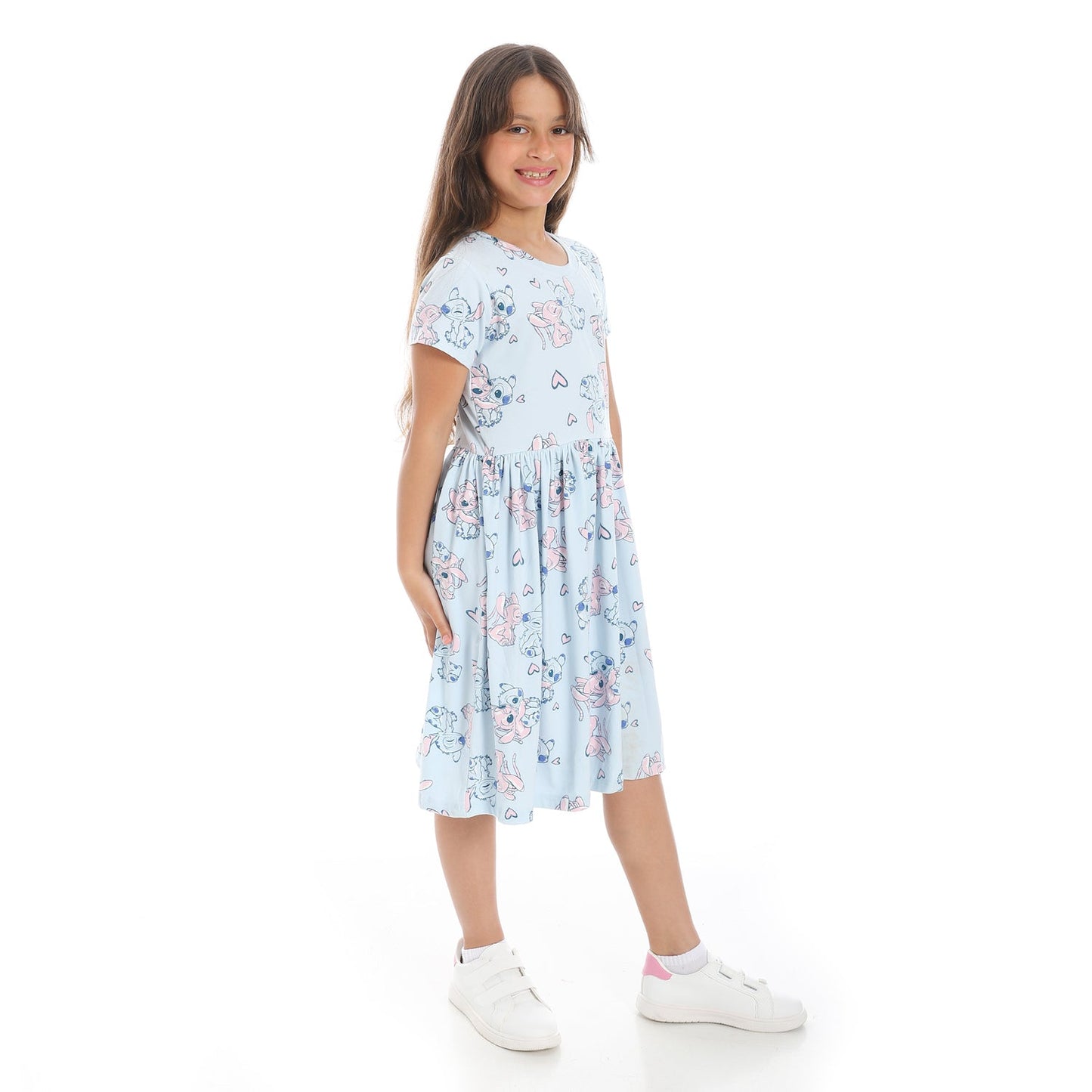 Girls Cotton Printed Dress