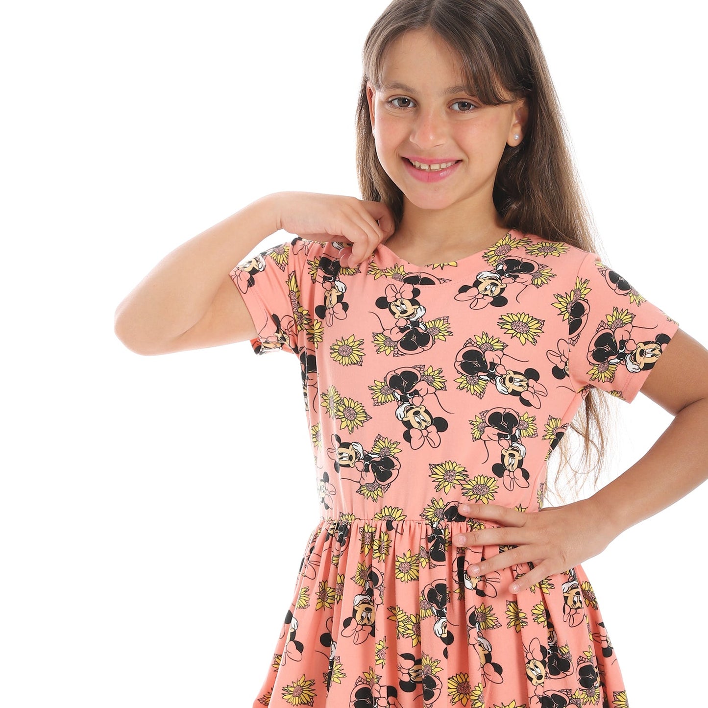 Girls Cotton Printed Dress
