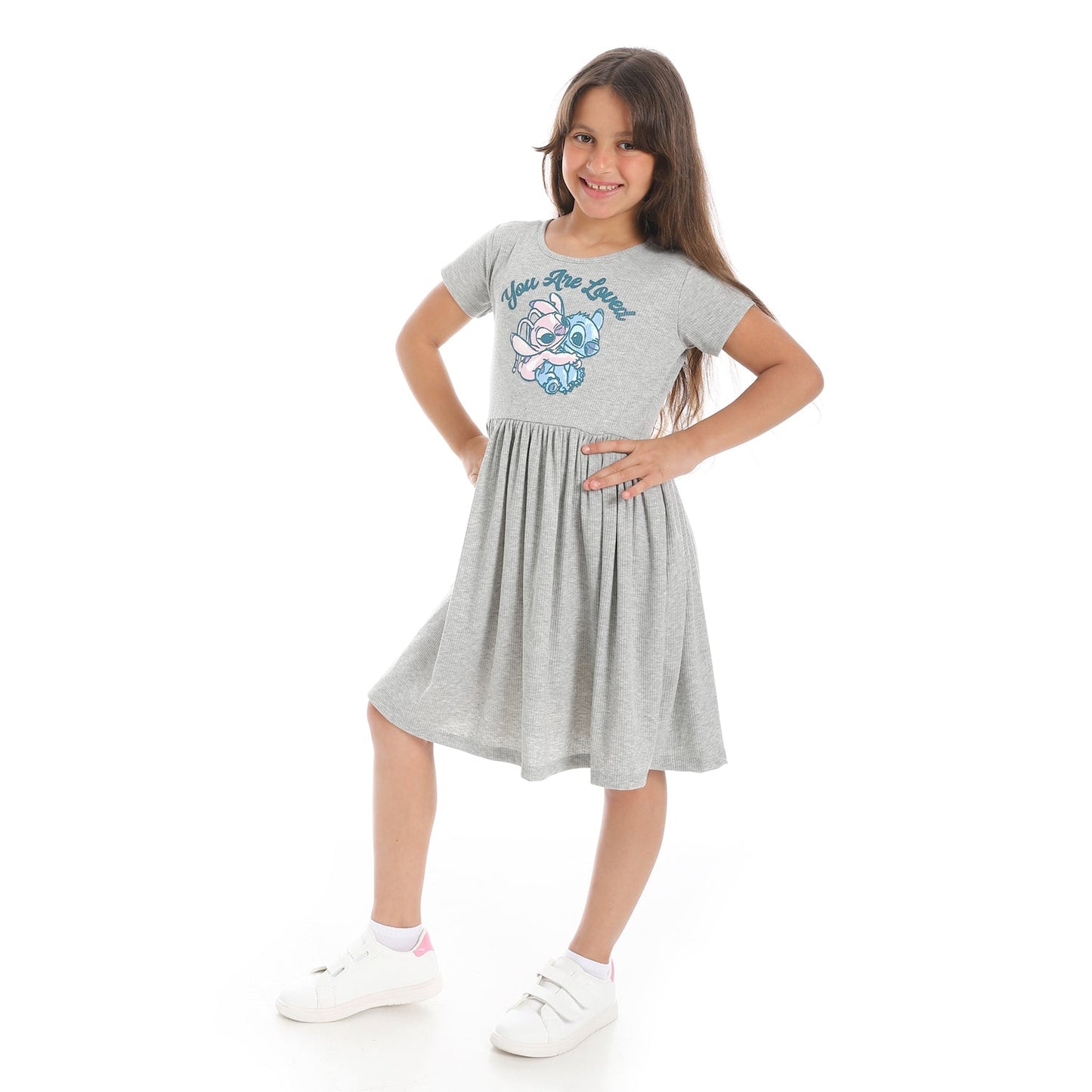 Girls Cotton Printed Dress