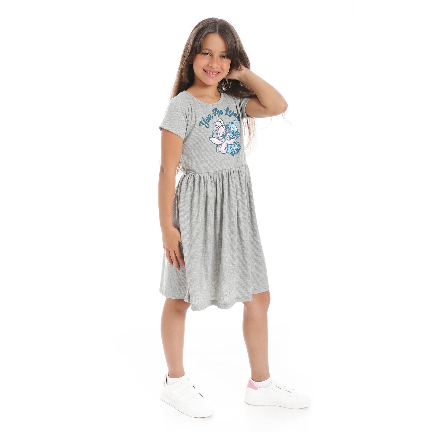 Girls Cotton Printed Dress