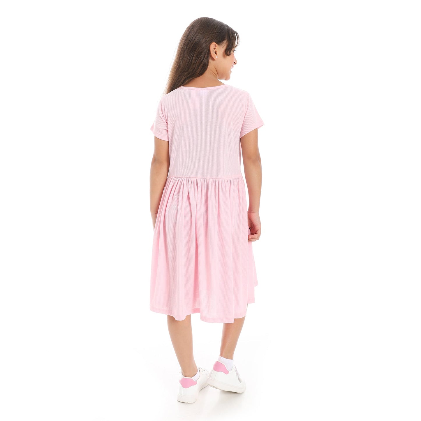 Girls Cotton Printed Dress