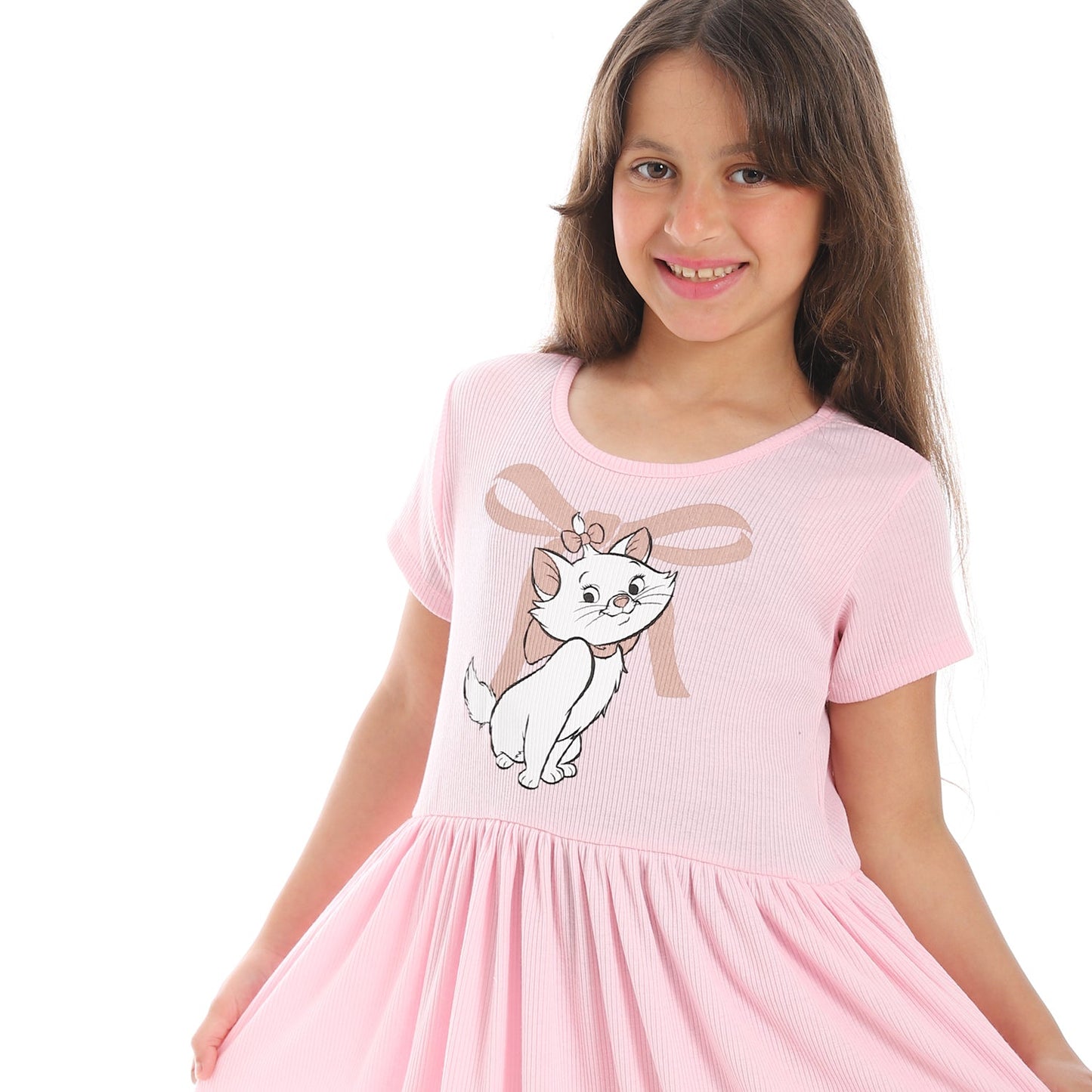 Girls Cotton Printed Dress