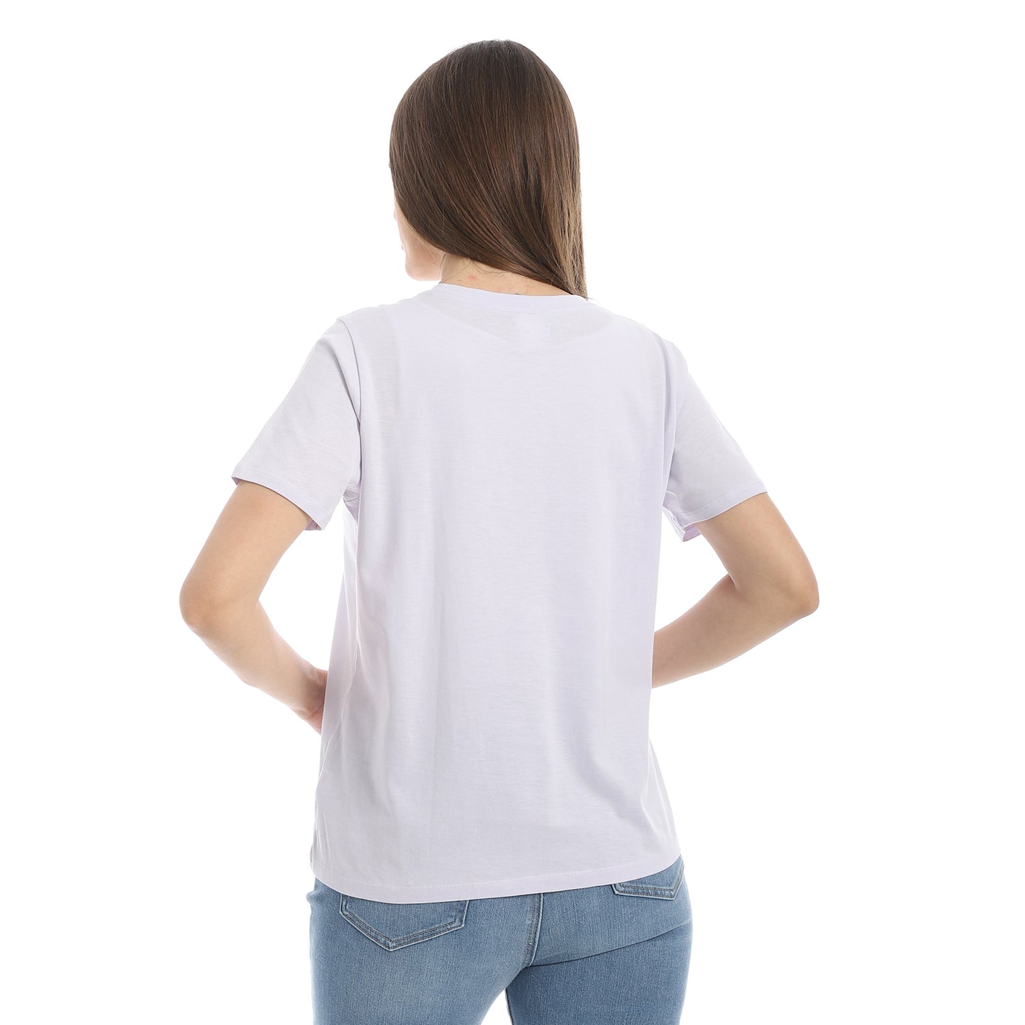 Women's Cotton Plain T-Shirt