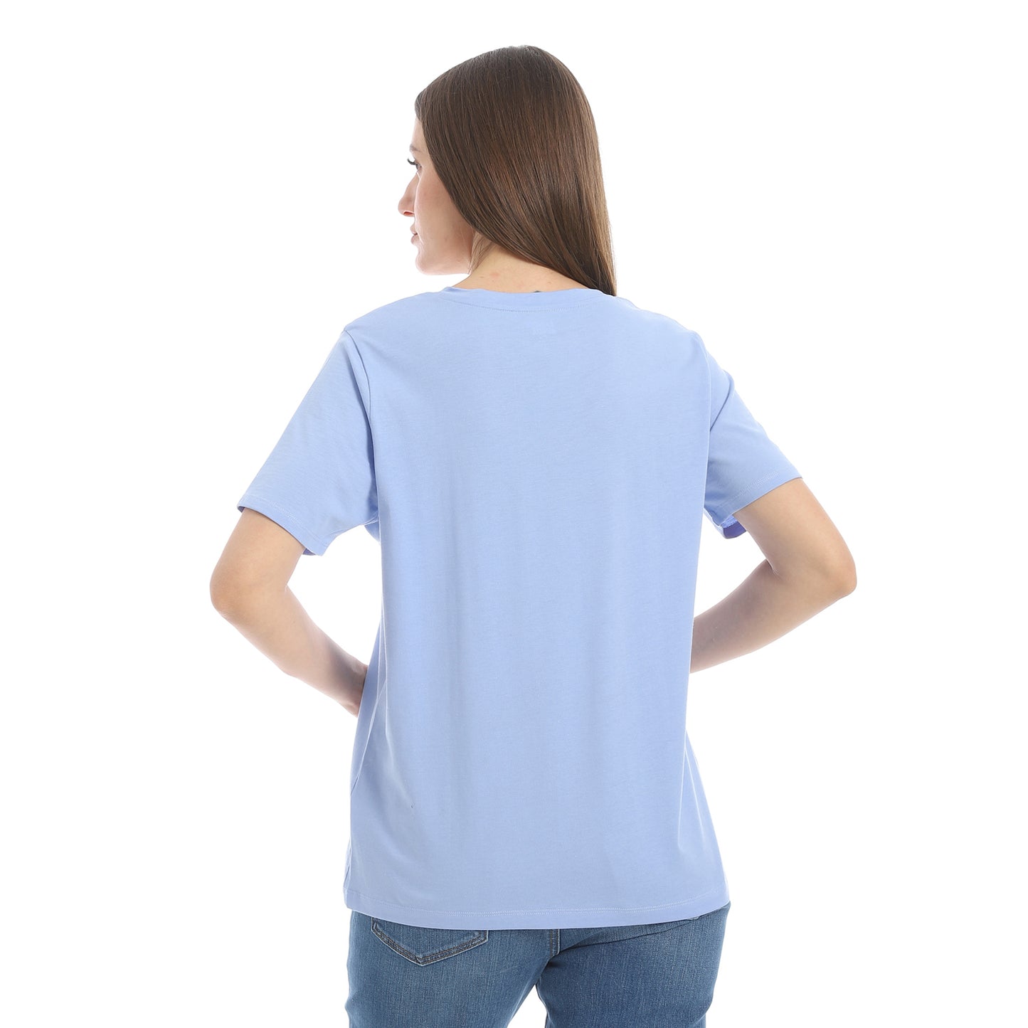 Women's Cotton Plain T-Shirt