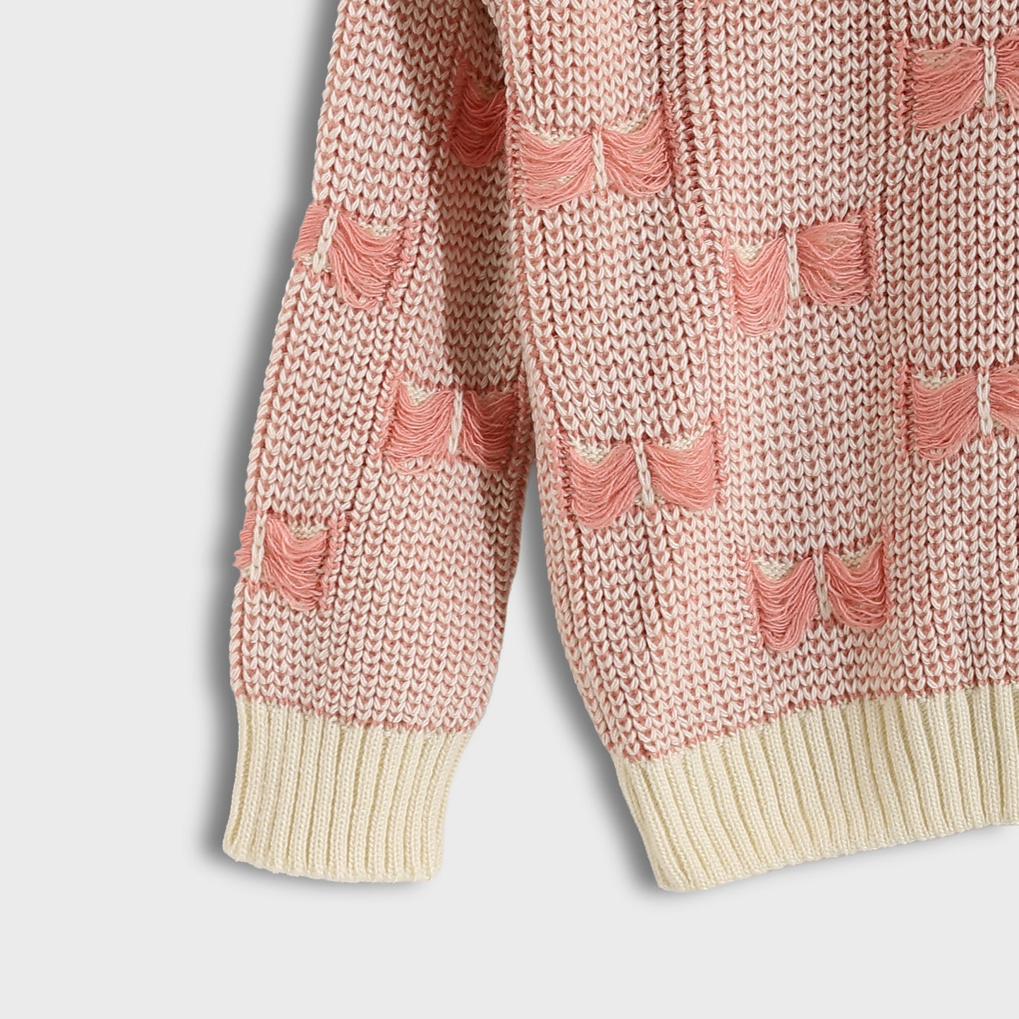 Girls Crew Neck Knit Sweater