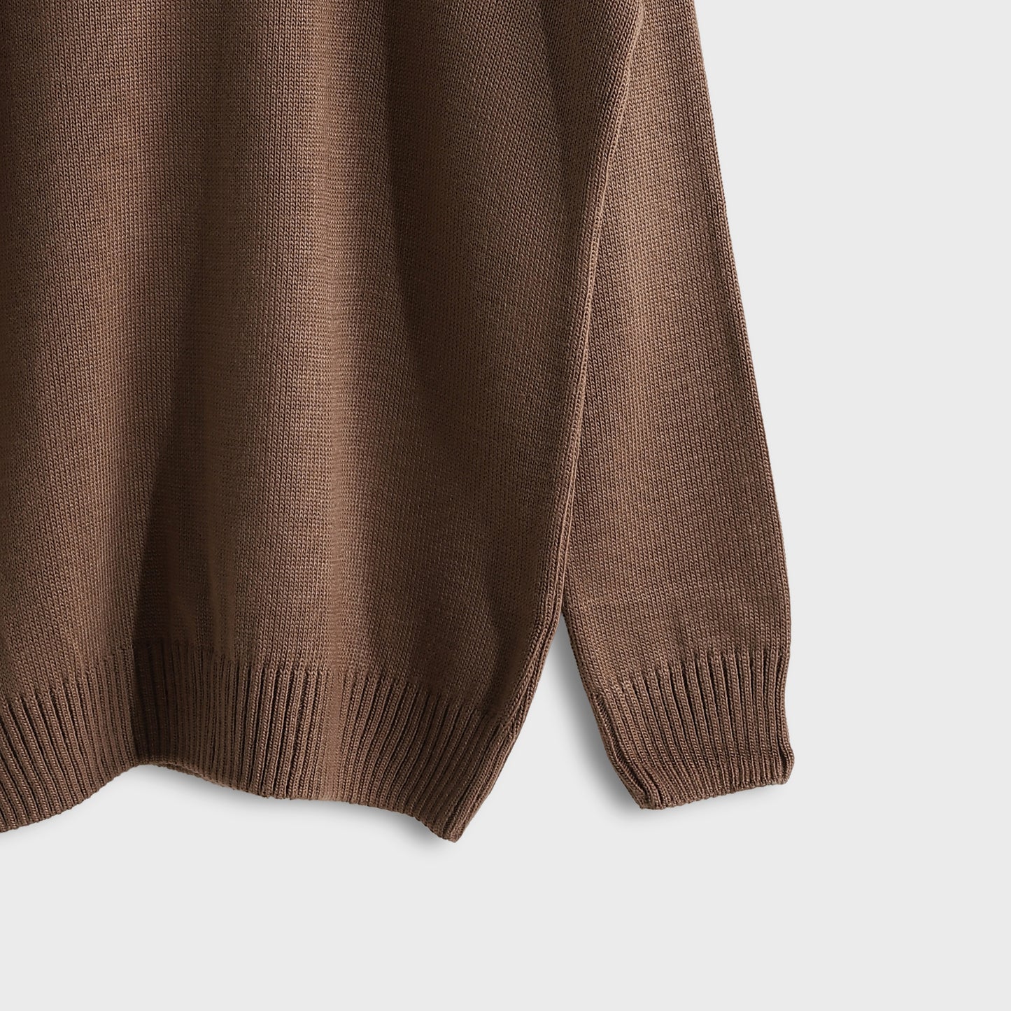 Men's Half Zip Cable Knit Sweater