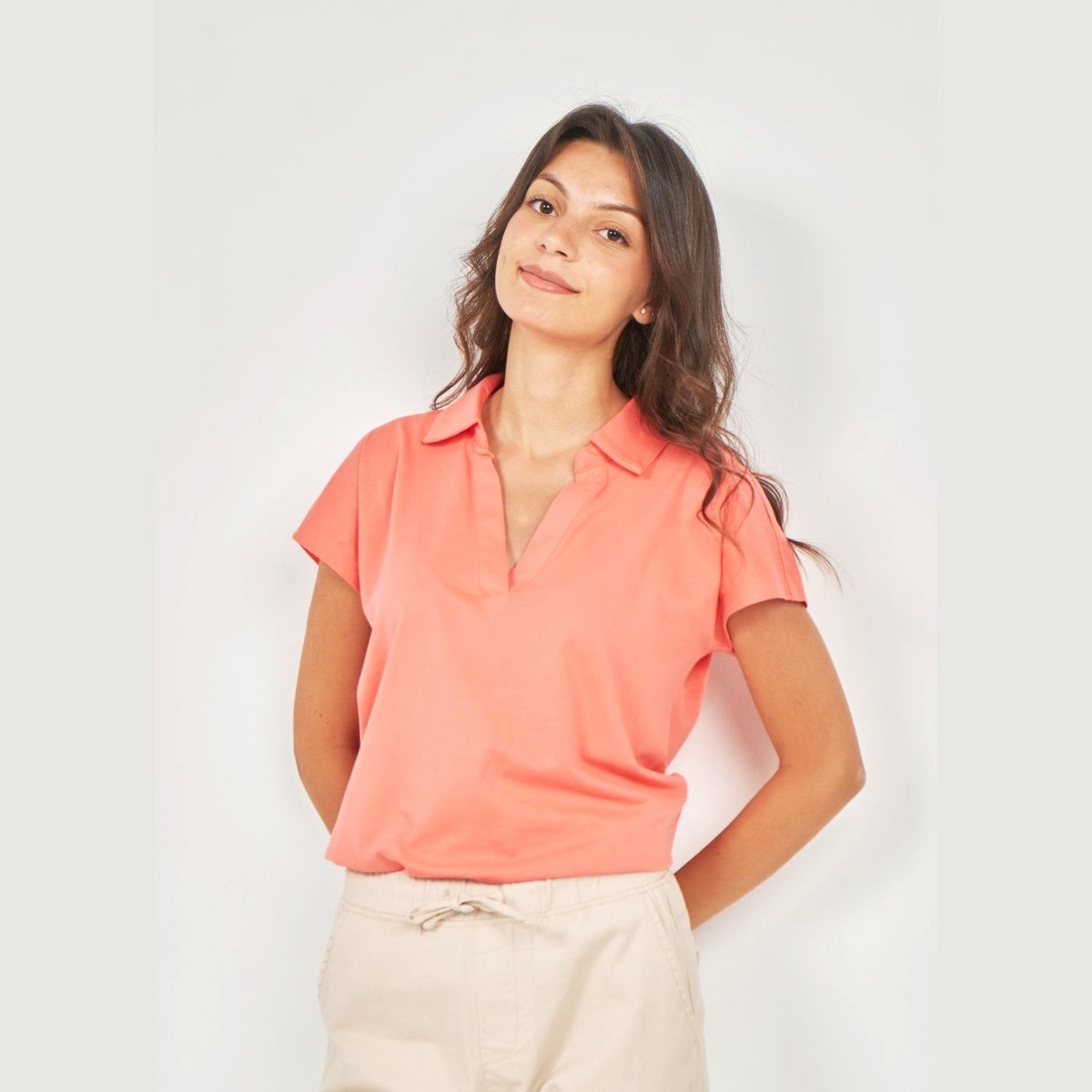 Women's Cotton Polo Shirt